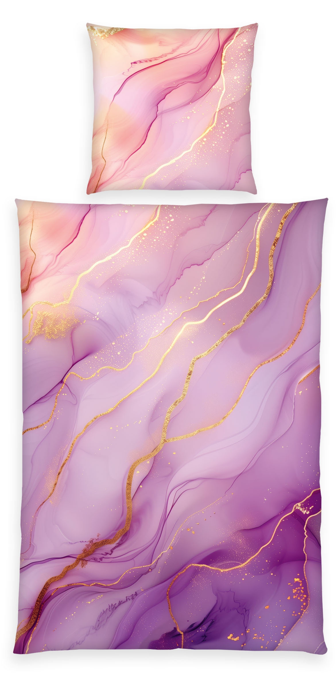 Herding Young Collection Bettwäsche »Herding Home Marble Effekt«, Baumwoll-Satin