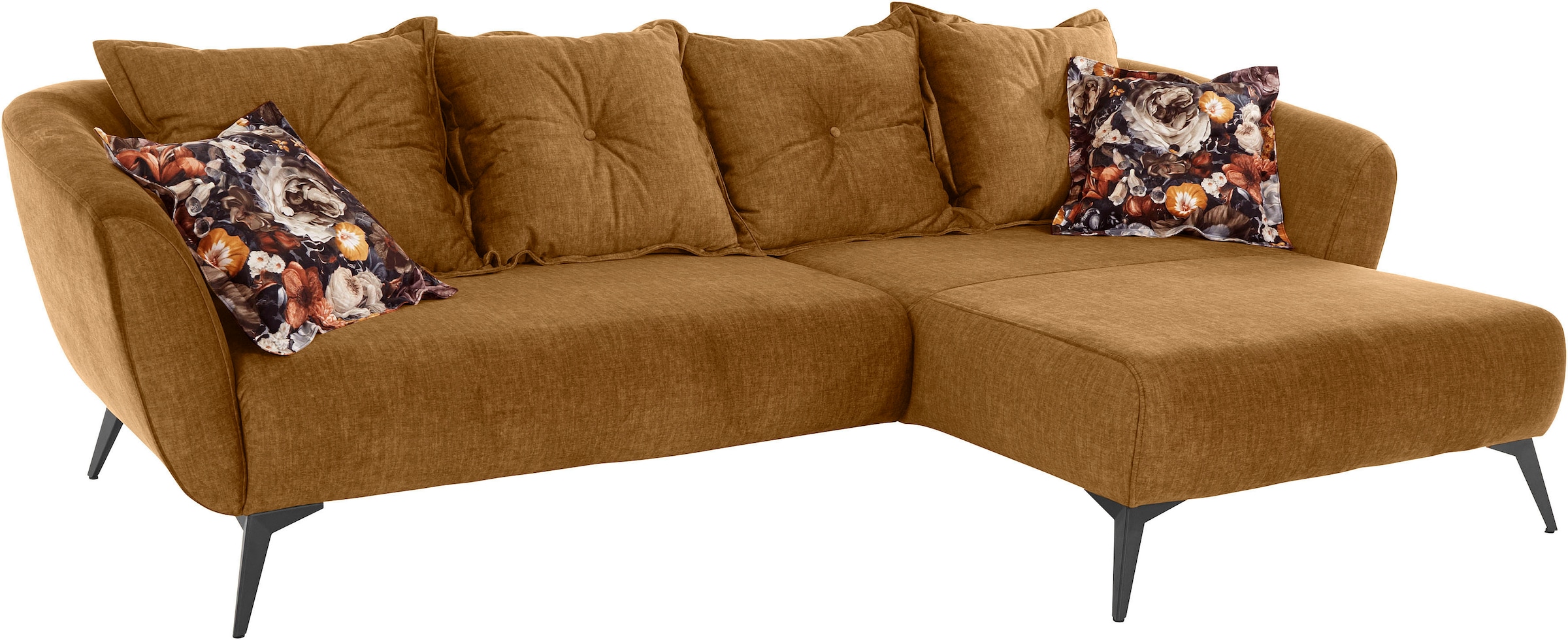 INOSIGN Ecksofa »Baggio L-Form«, Zierkissen inklusive