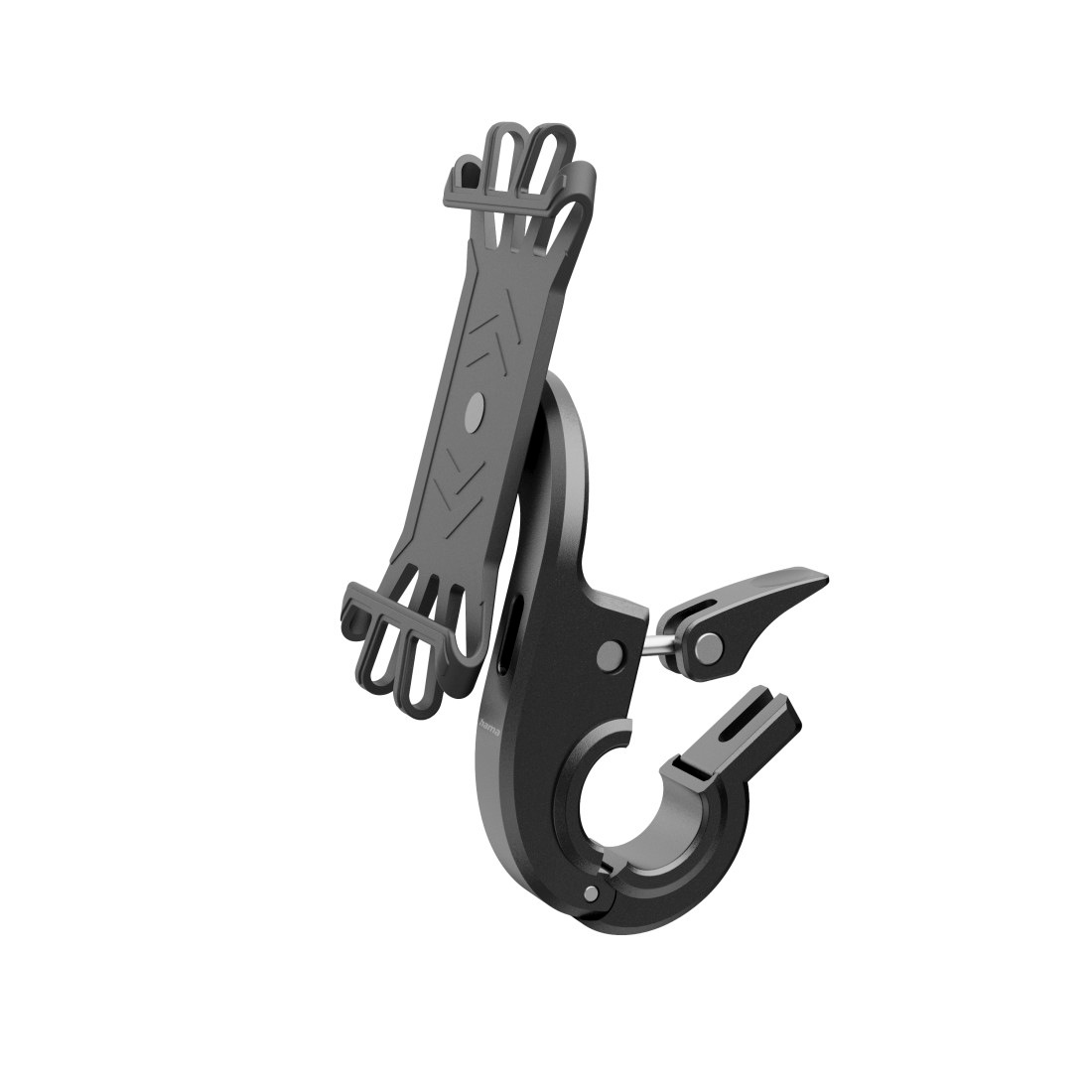 Hama Smartphone-Halterung »Handyhalterung für E-Bike, Silikon, stabiler Halt, drehbar, universal«, für Displaygröße 7-8 x 15-17 cm, einfache Montage, rutschfest, schmal