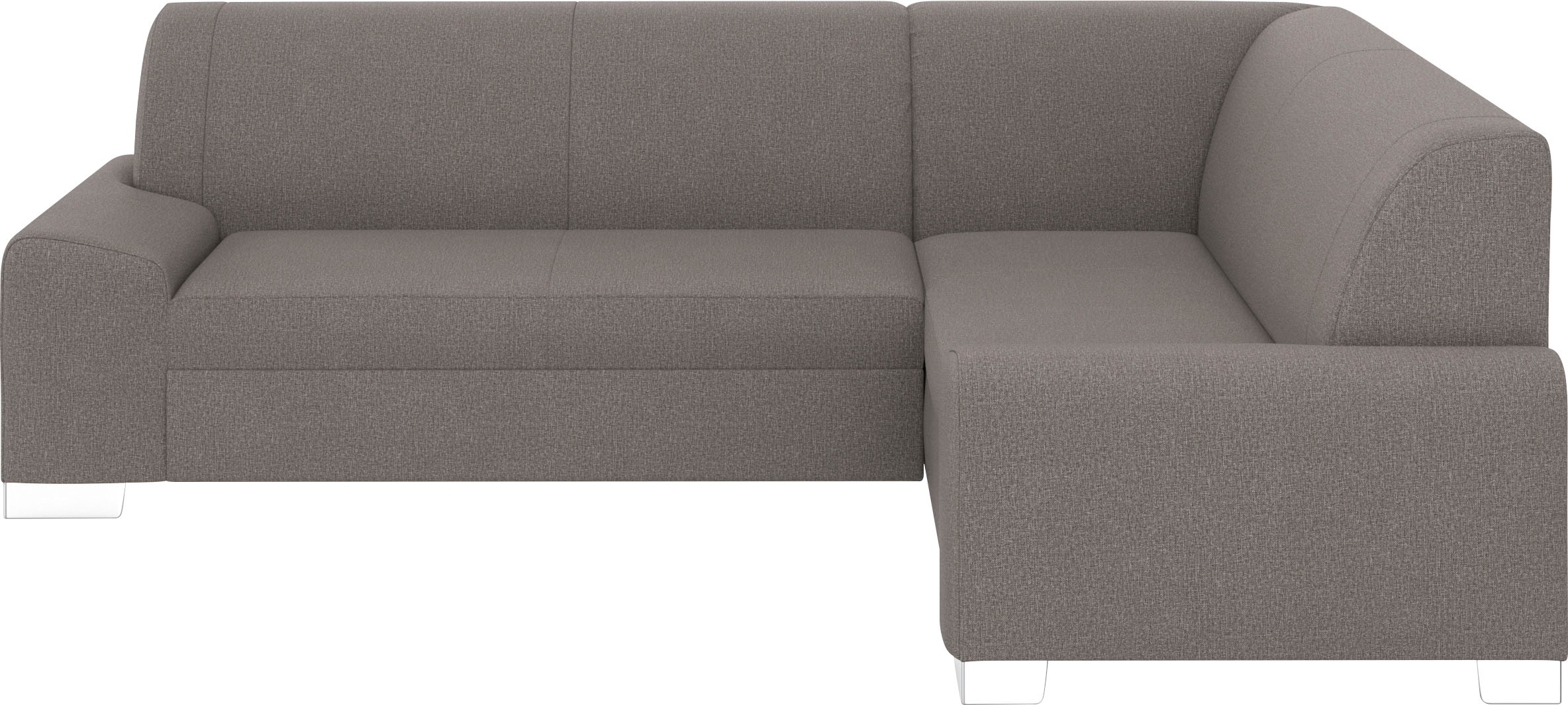 DOMO collection Ecksofa »Anzio in kubischer Formensprache, flache Armlehnen günstig online kaufen