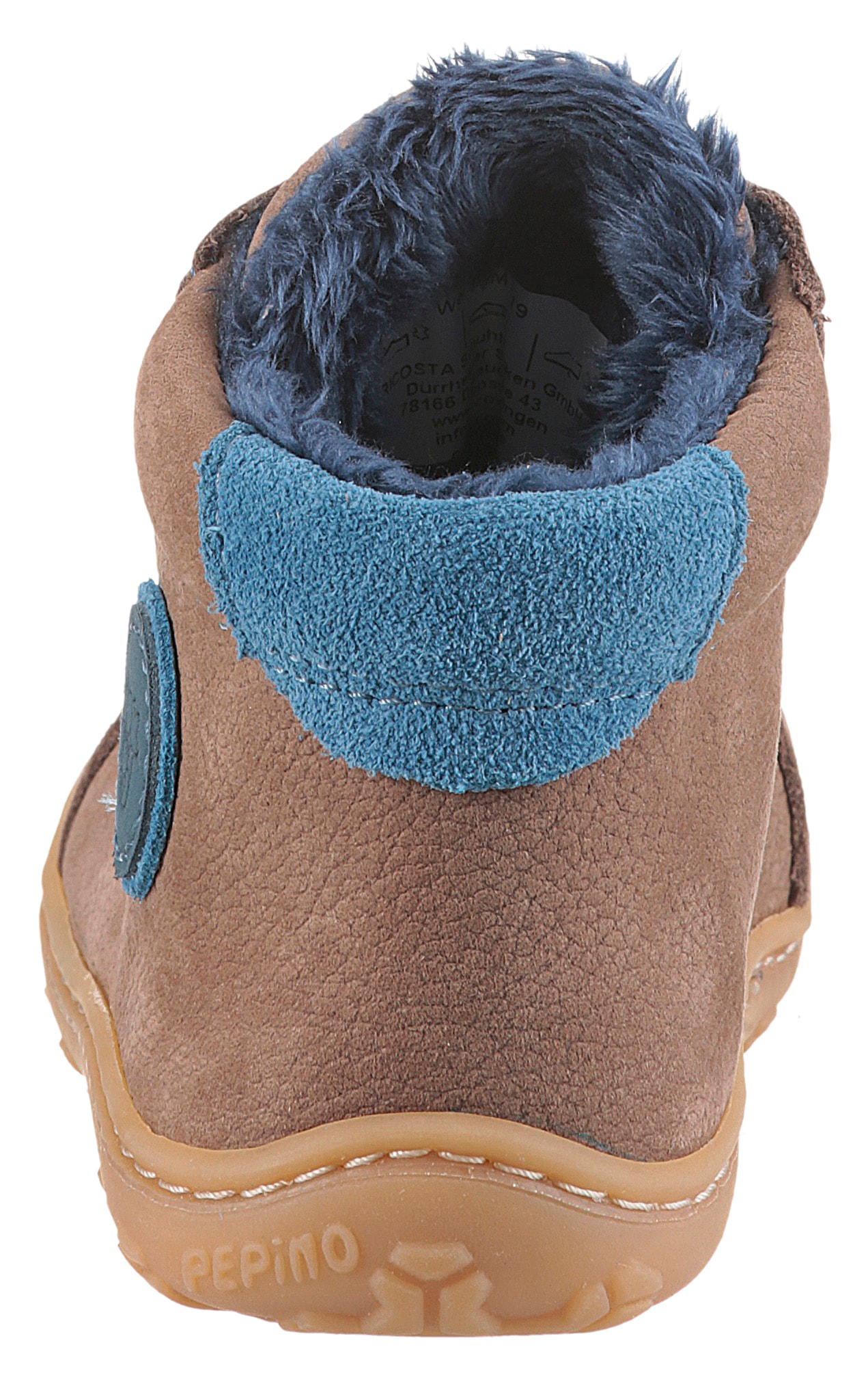 PEPINO by RICOSTA Lauflernschuh »Georgie WMS: Normal«, Winterschuh mit Weiten-Meßsystem, Größenschablone zum Download