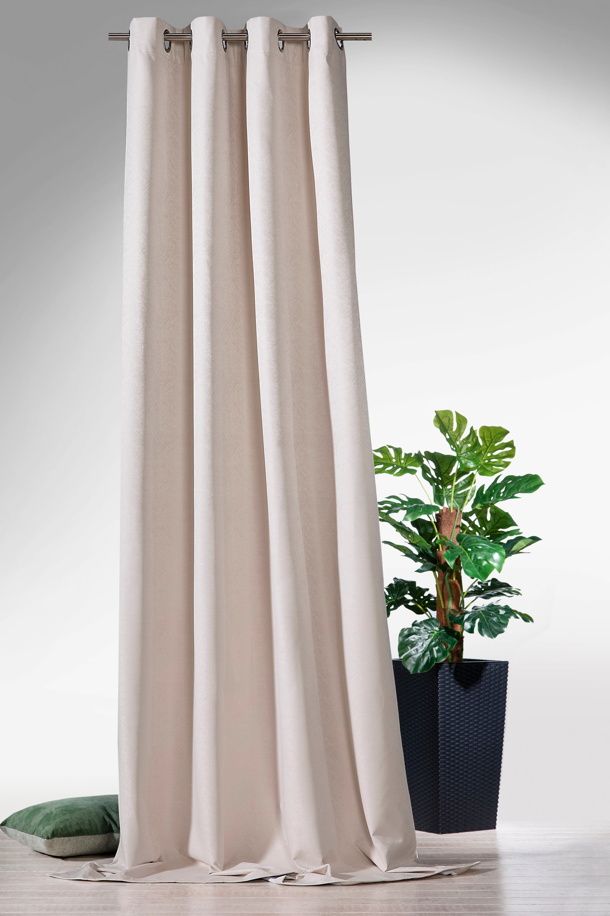 Weckbrodt Vorhang »Lucca«, (1 St.), Jacquard, blickdicht, Thermo, Verdunkelung, abdunkelnd, Gardine, Store