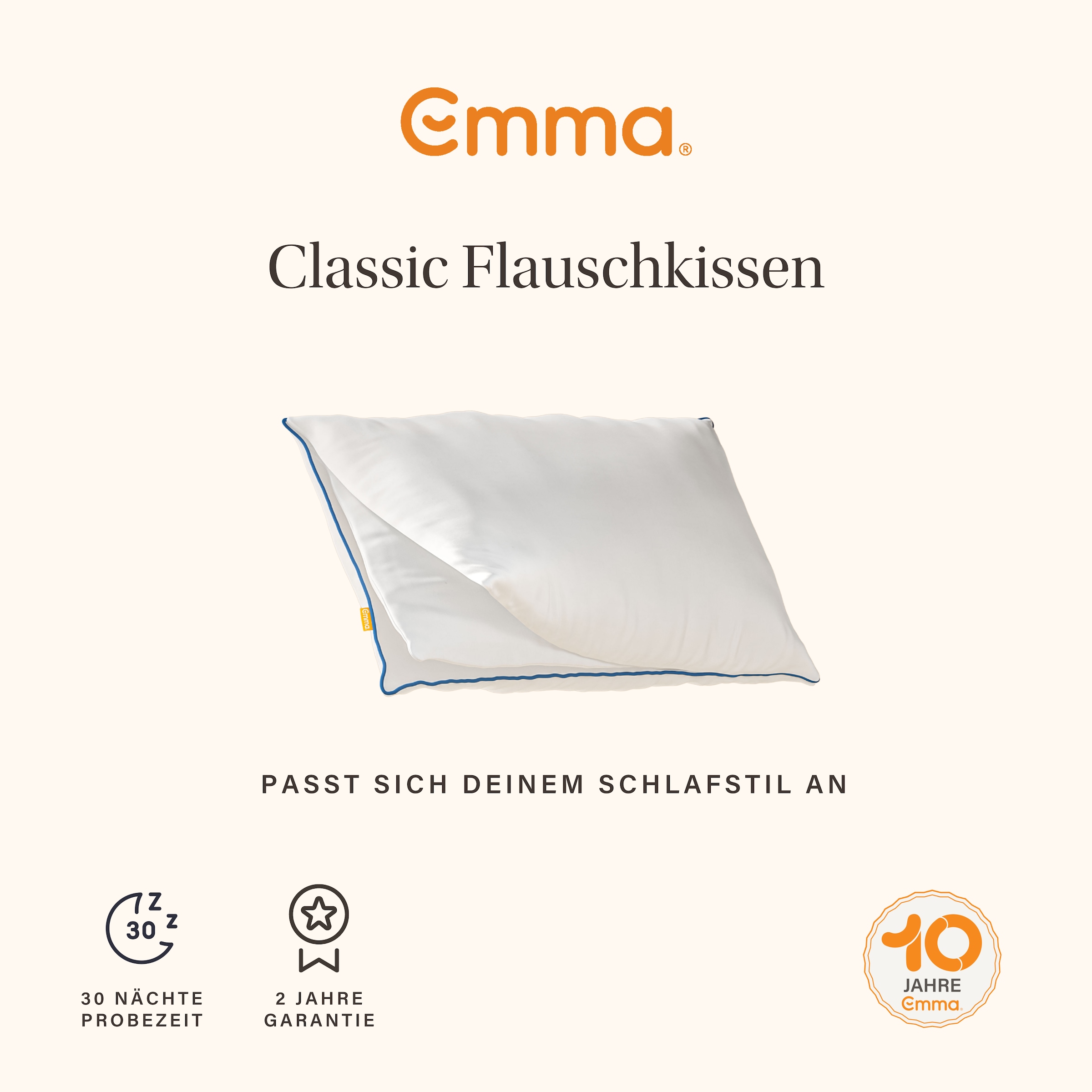 Emma Microfaserkissen »Emma Premium  Flauschkissen« 1 Stk. tlg.