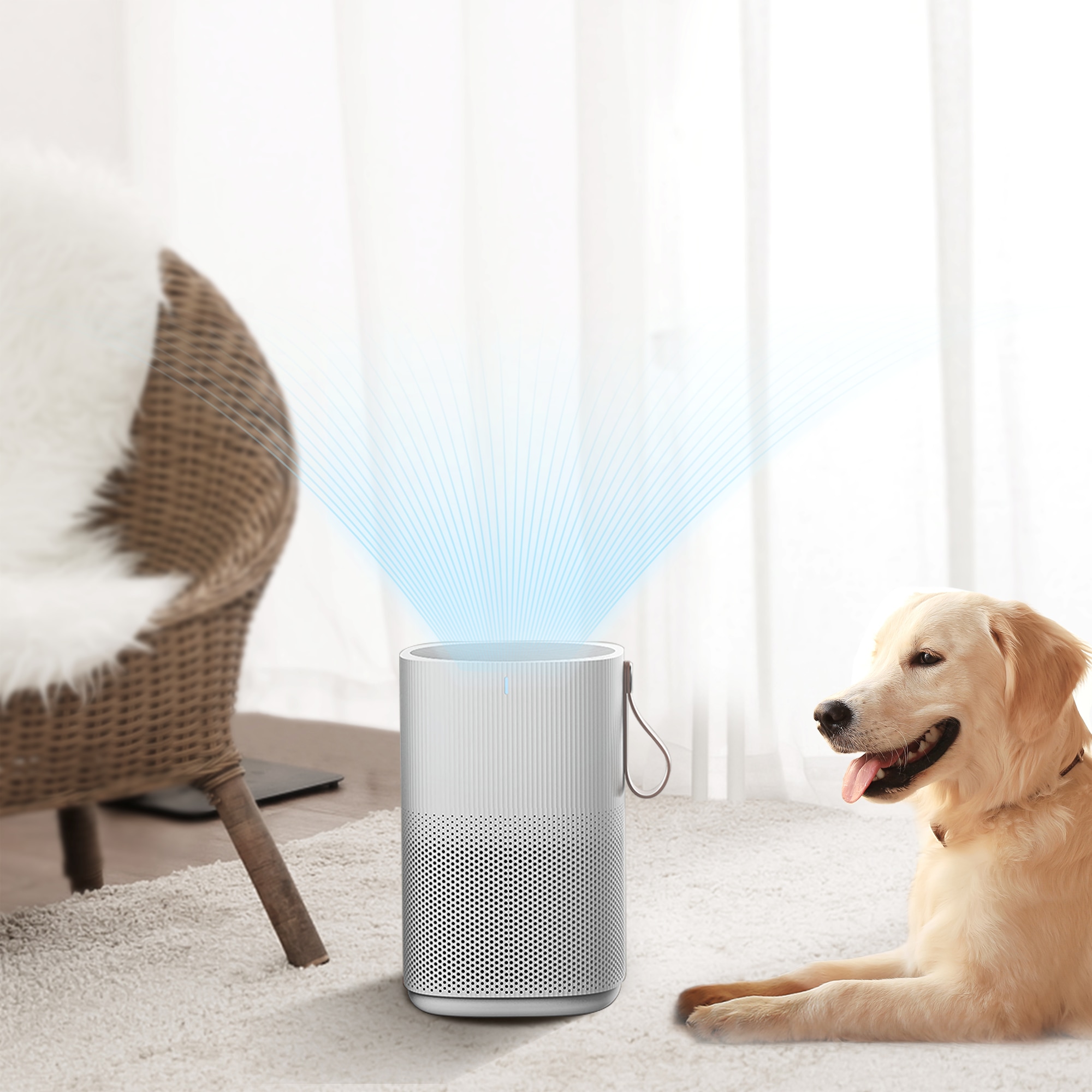 Hanseatic Luftreiniger »»KJ150««, für 39 m² Räume, 30W, Top Filtersystem für Allergiker mit Ionentechnologie
