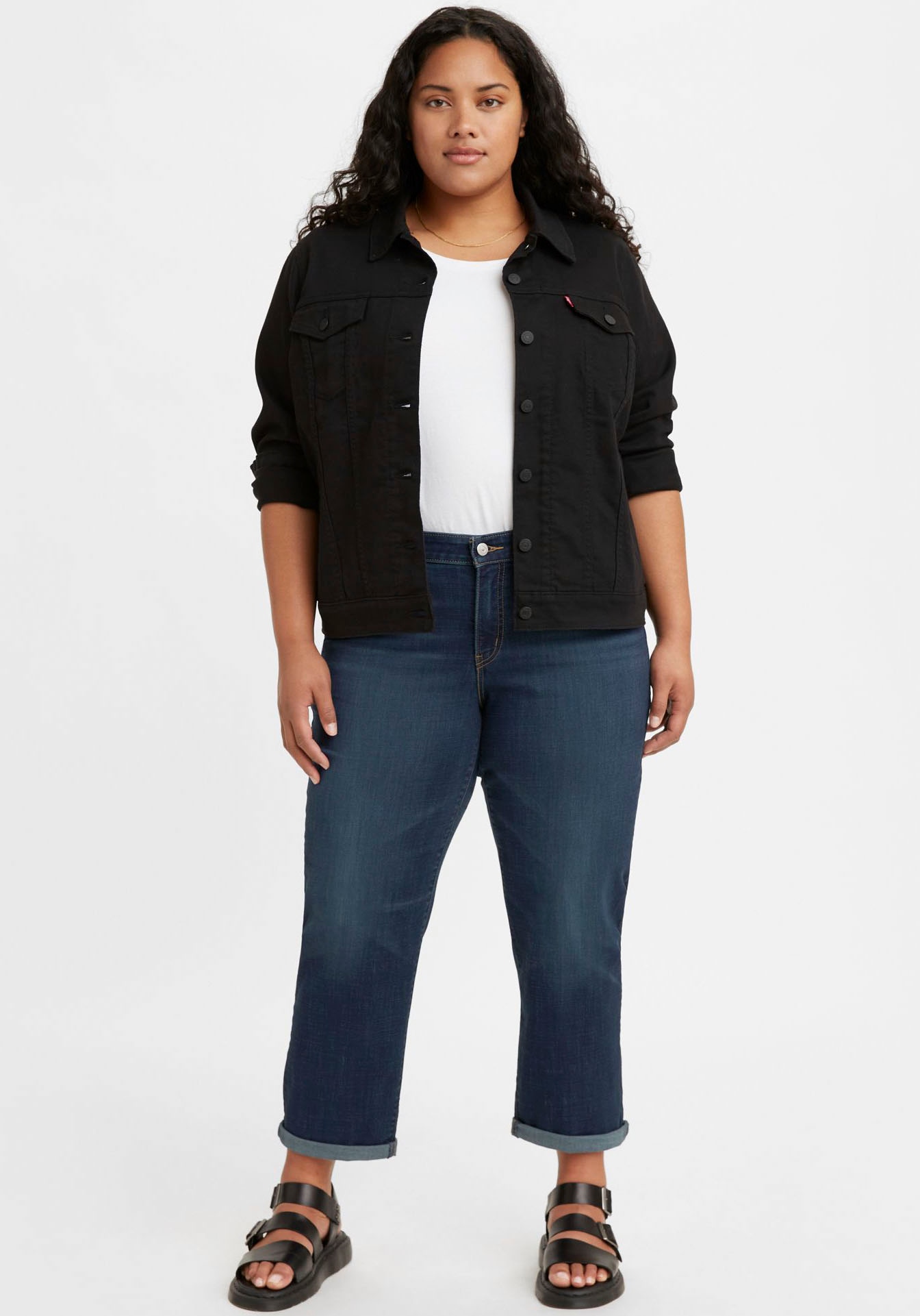 Levi's® Plus Boyfriend-Jeans »BOYFRIEND BLACKS«