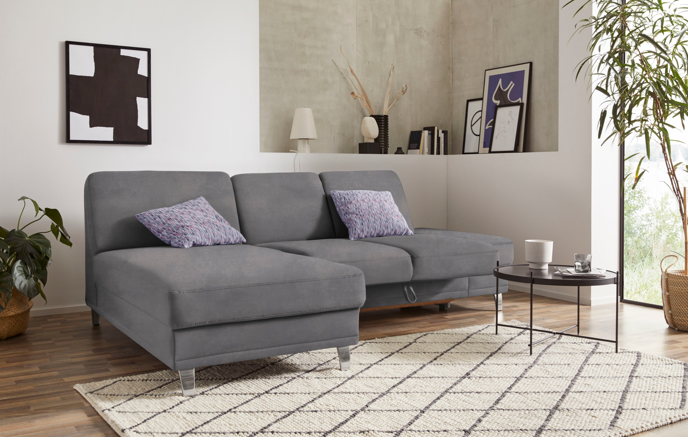 sit&more Ecksofa »Clio L-Form«, wahlweise mit Bettfunktion oder Vorziehsitz günstig online kaufen