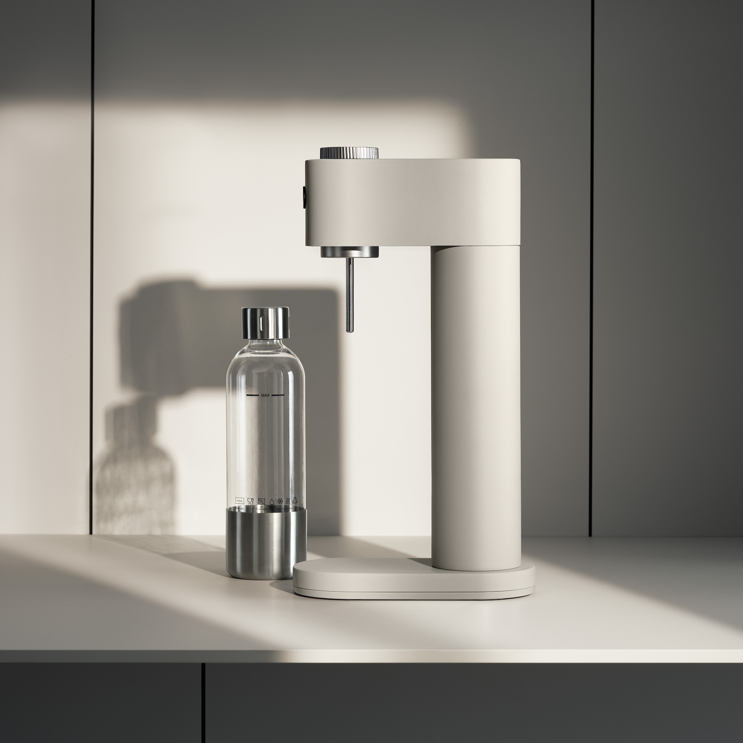 WMF Wassersprudler »Element One« 3 Sprudelgrade, vollautomatisches Sprudeln, Cromargan Edelstahlgehäuse