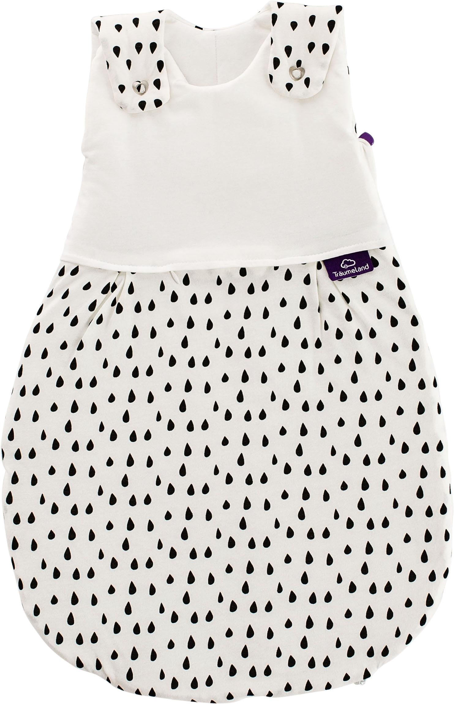 Träumeland Babyschlafsack »Außenschlafsack Tropfen schwarz« günstig online kaufen