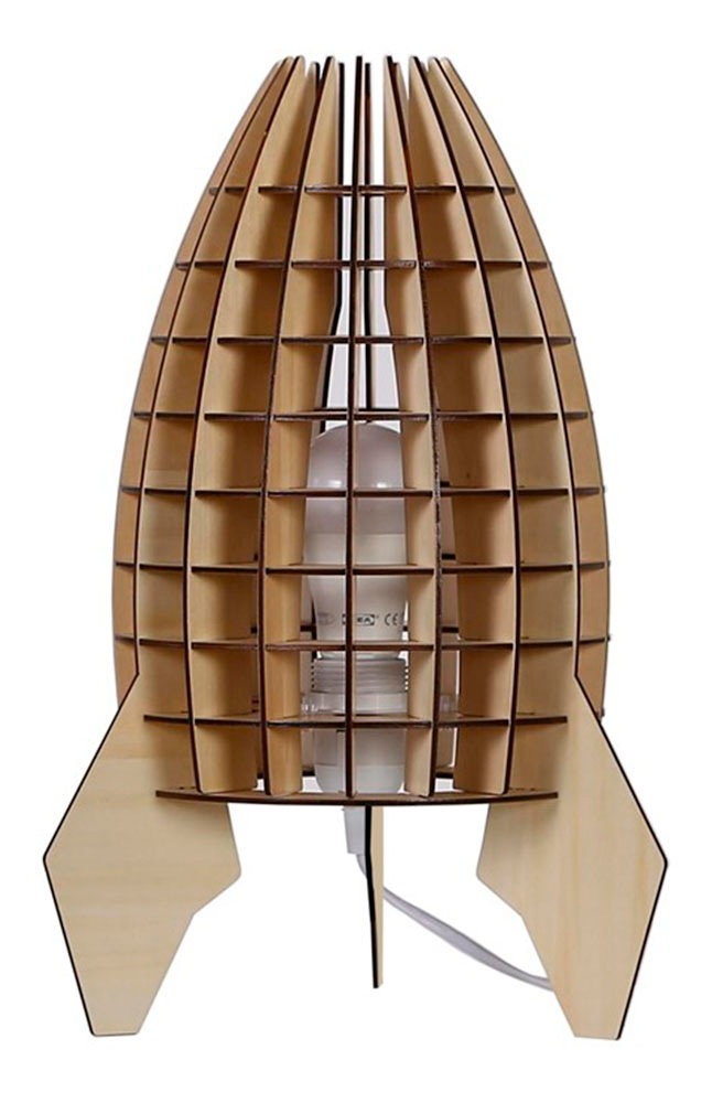 Kayoom Tischleuchte »Tischlampe Aviator Holz«, 1 flammig, Leuchtmittel E27 günstig online kaufen