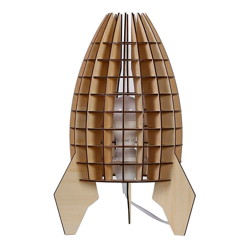 KAYOOM Tischleuchte »Tischlampe Aviator Holz« E27 1 Stk. modern, vielseitig kombinierbar Holz