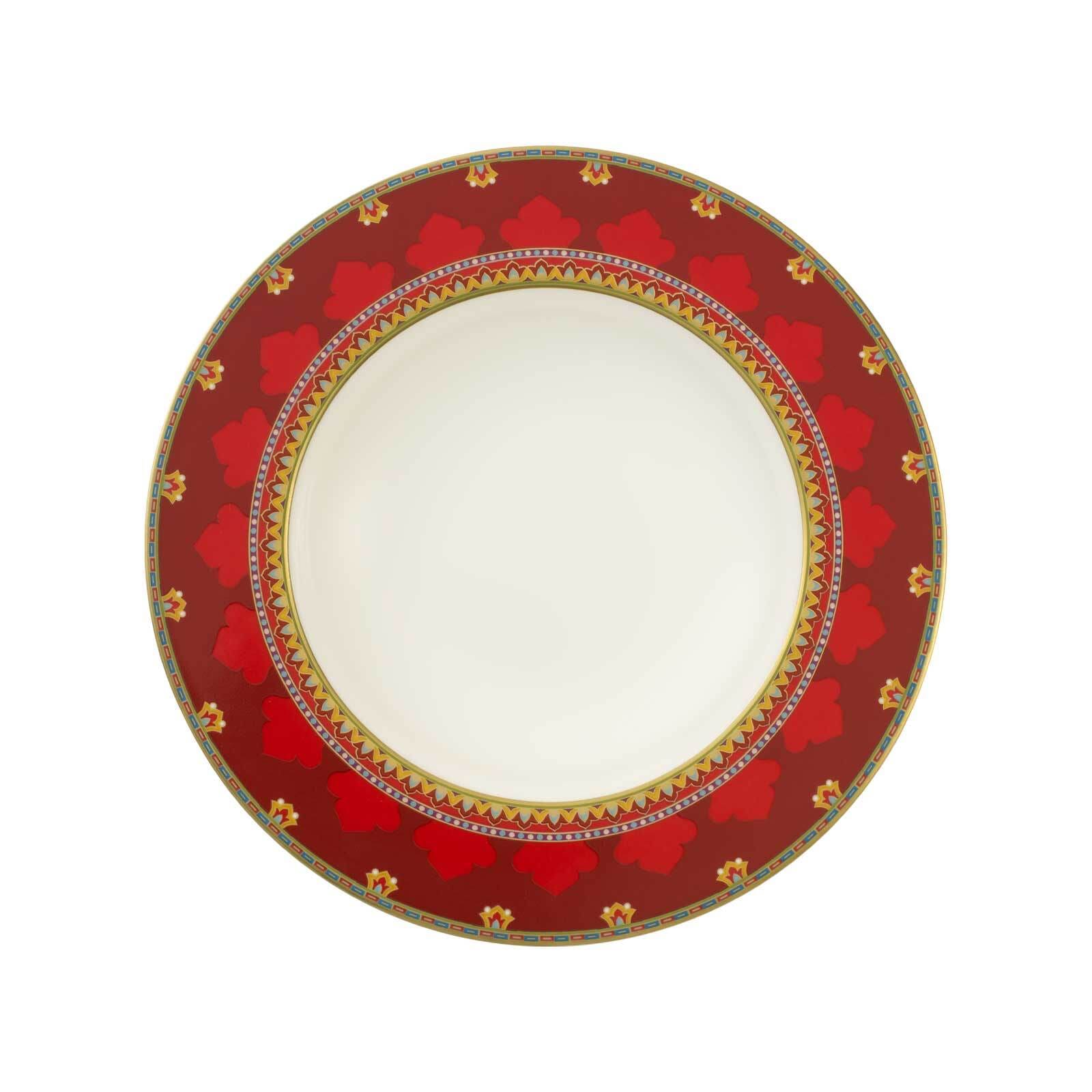 Villeroy & Boch Suppenteller »Suppenteller Samarkand Rubin ø 24,8 cm bunt« günstig online kaufen