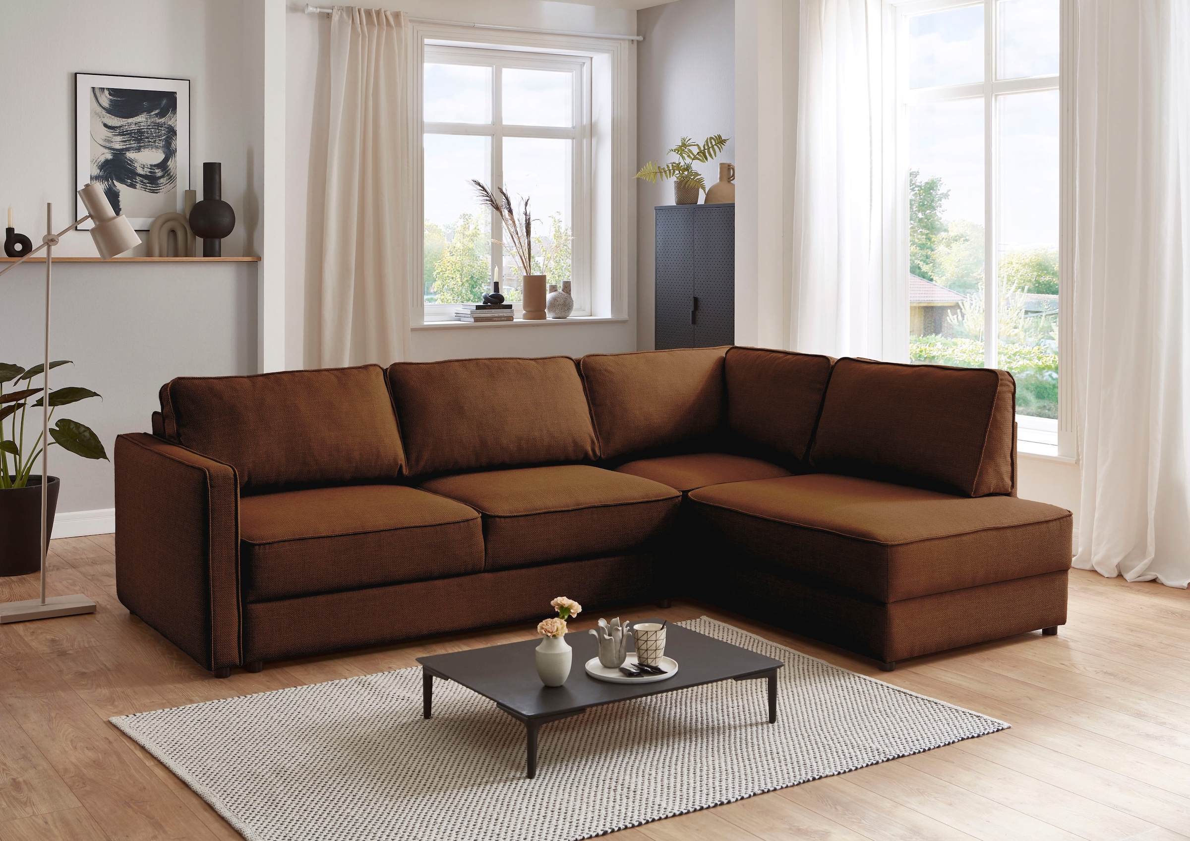 ATLANTIC home collection Schlafsofa »Chill«, Ecksofa mit Bettfunktion und B günstig online kaufen