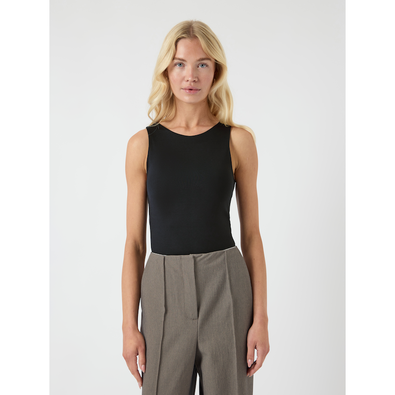 Y.A.S Body »YASRUBY SL BODY S. NOOS« Black XL (42) - N-Gr N-Gr XL (42) Ärmelloser Body von YAS