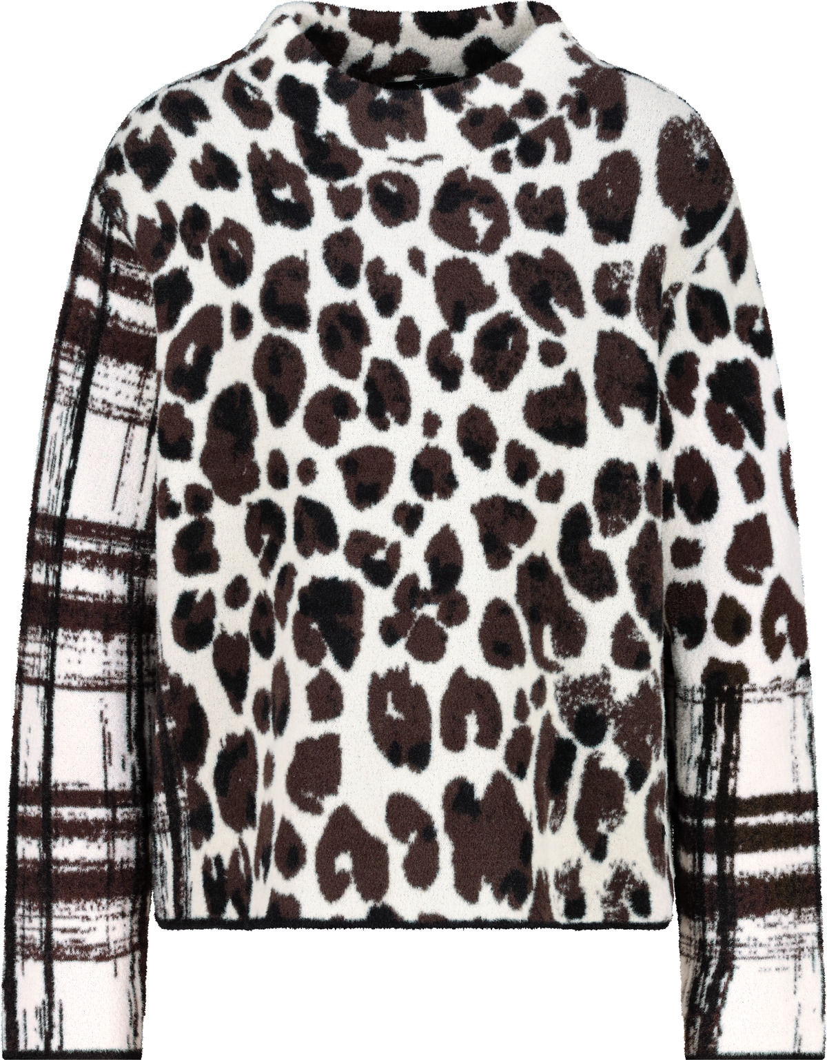 Monari Strickpullover Regular fit mit Stehkragen