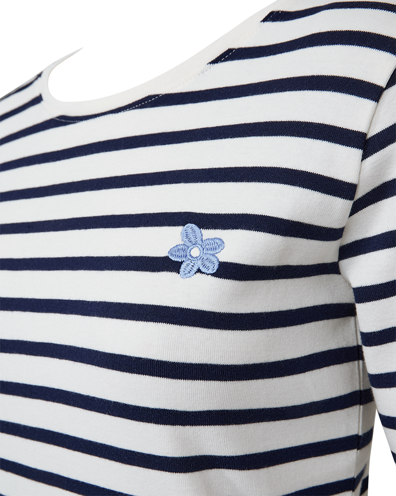 FREEQUENT Langarmshirt »FQFAMILA-TEE« im Streifen-Design