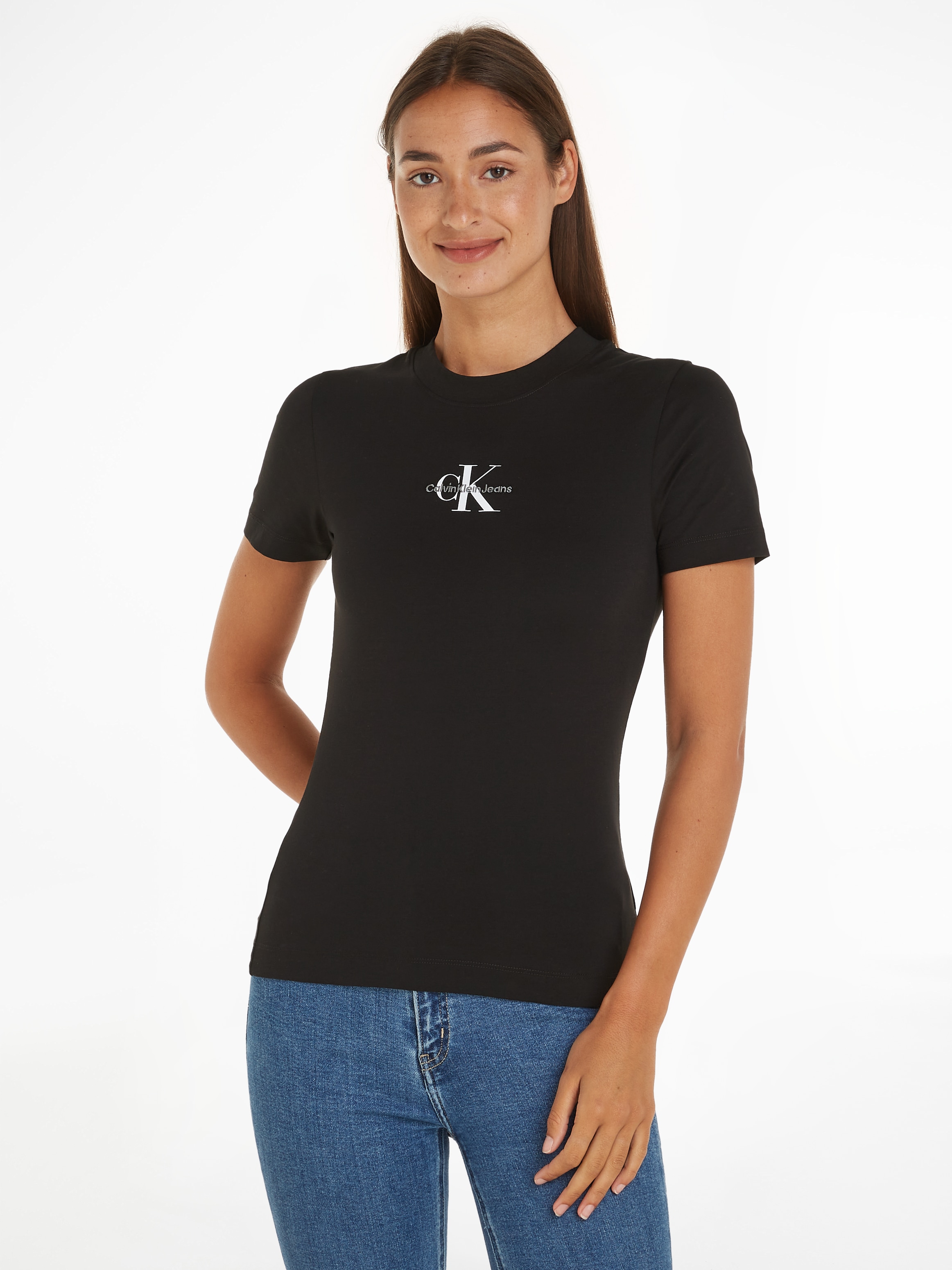 Calvin Klein Jeans mit FIT online TEE«, »MONOLOGO Logodruck bestellen SLIM T-Shirt