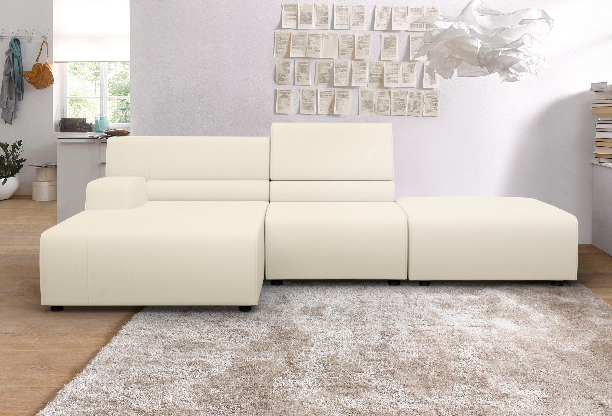 Egoitaliano Ecksofa »Babouche, Designsofa mit außergewöhnlichem Sitzkomfort günstig online kaufen