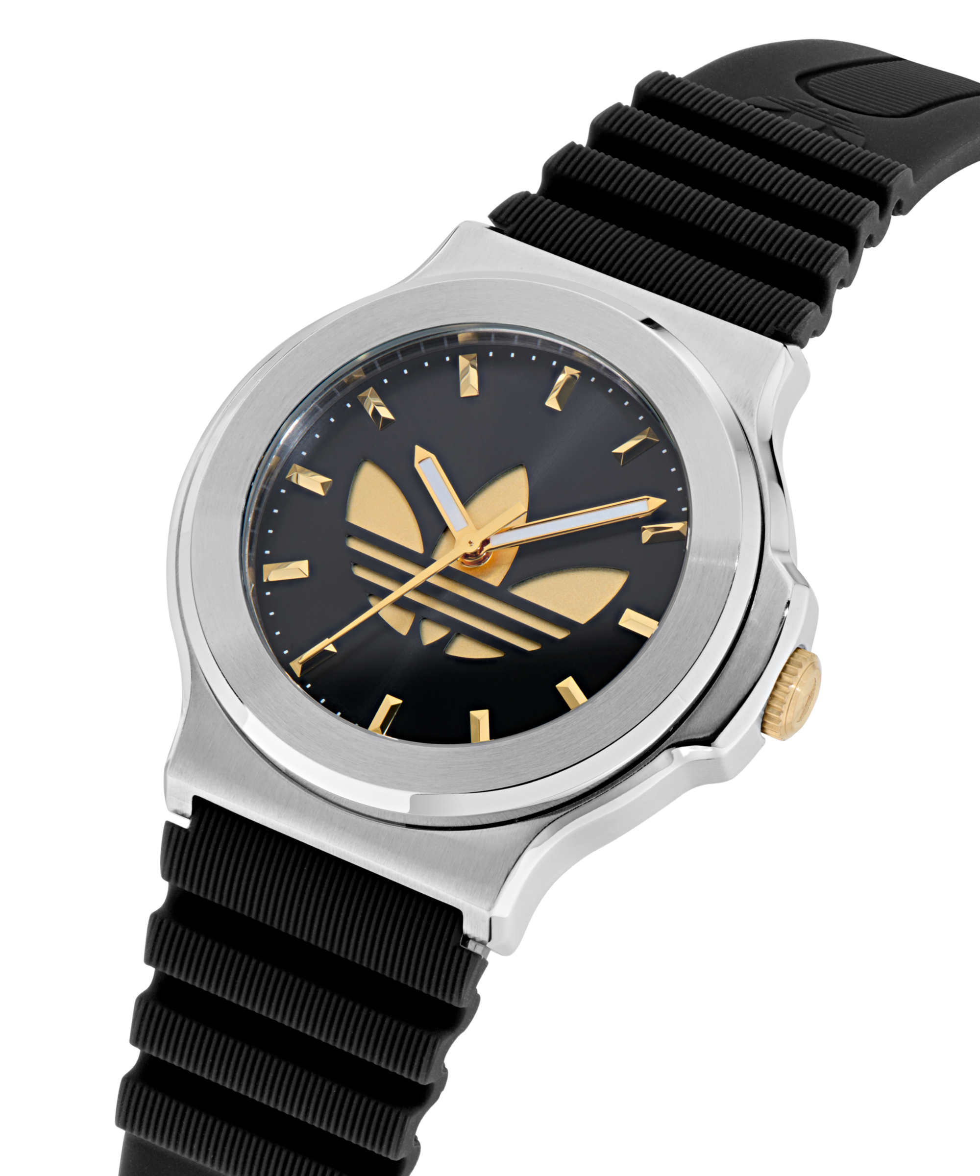 adidas Originals Quarzuhr »EXPRESSION THREE«, Armbanduhr, Herrenuhr, Damenuhr, Silikonarmband, Leuchtzeiger