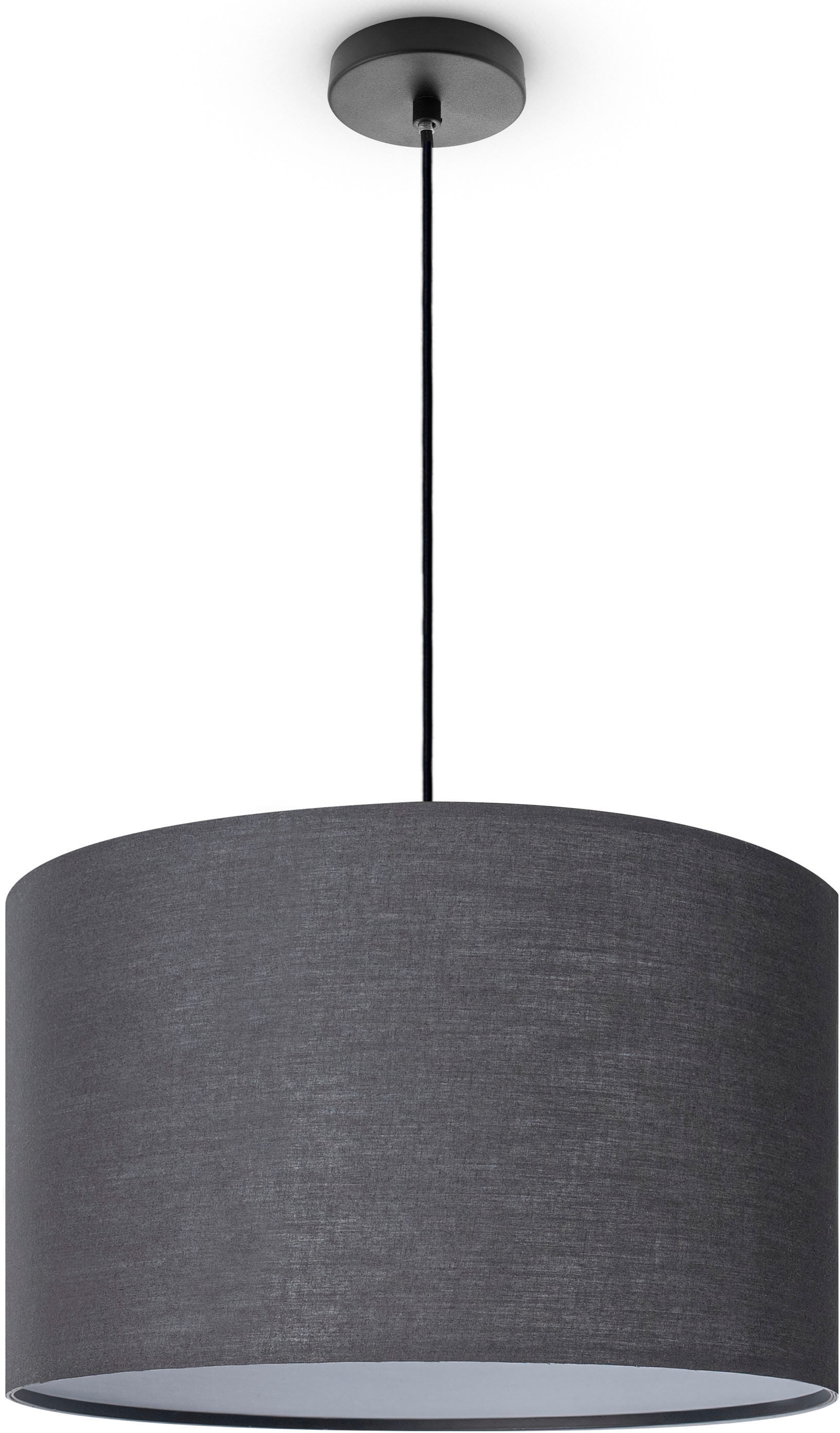 Paco Home Pendelleuchte »HUGO UNI COLOR«, 1 flammig, Leuchtmittel E27 | ohne Leuchtmittel, Deckenlampe LED Wohnzimmer Und Schlafzimmer, Unifarben, Deko E27