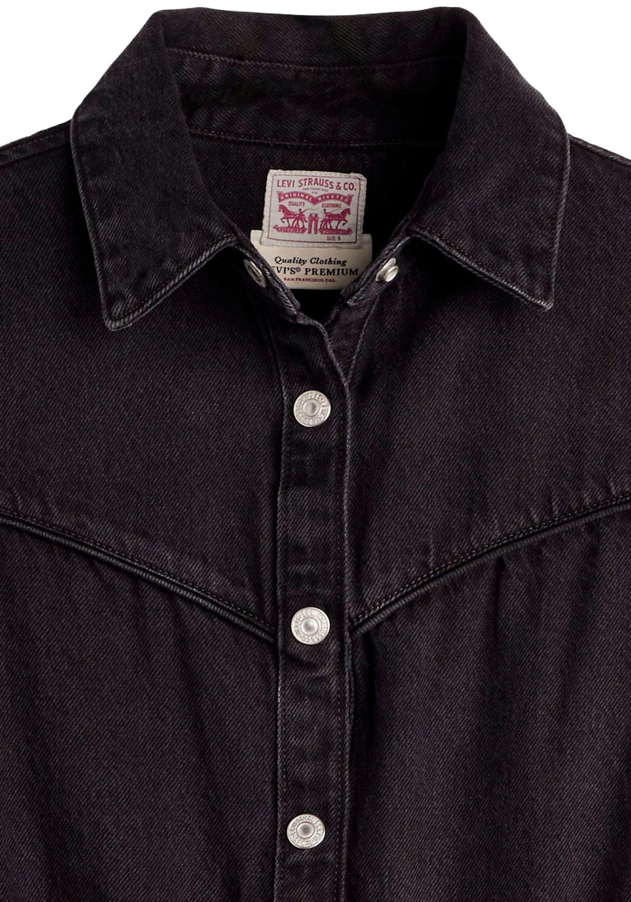 Levi's® Jeanskleid »WESTERN DRESS« Eingrifftaschen | Gesäßtaschen Durchgehender Druckknopfverschluss