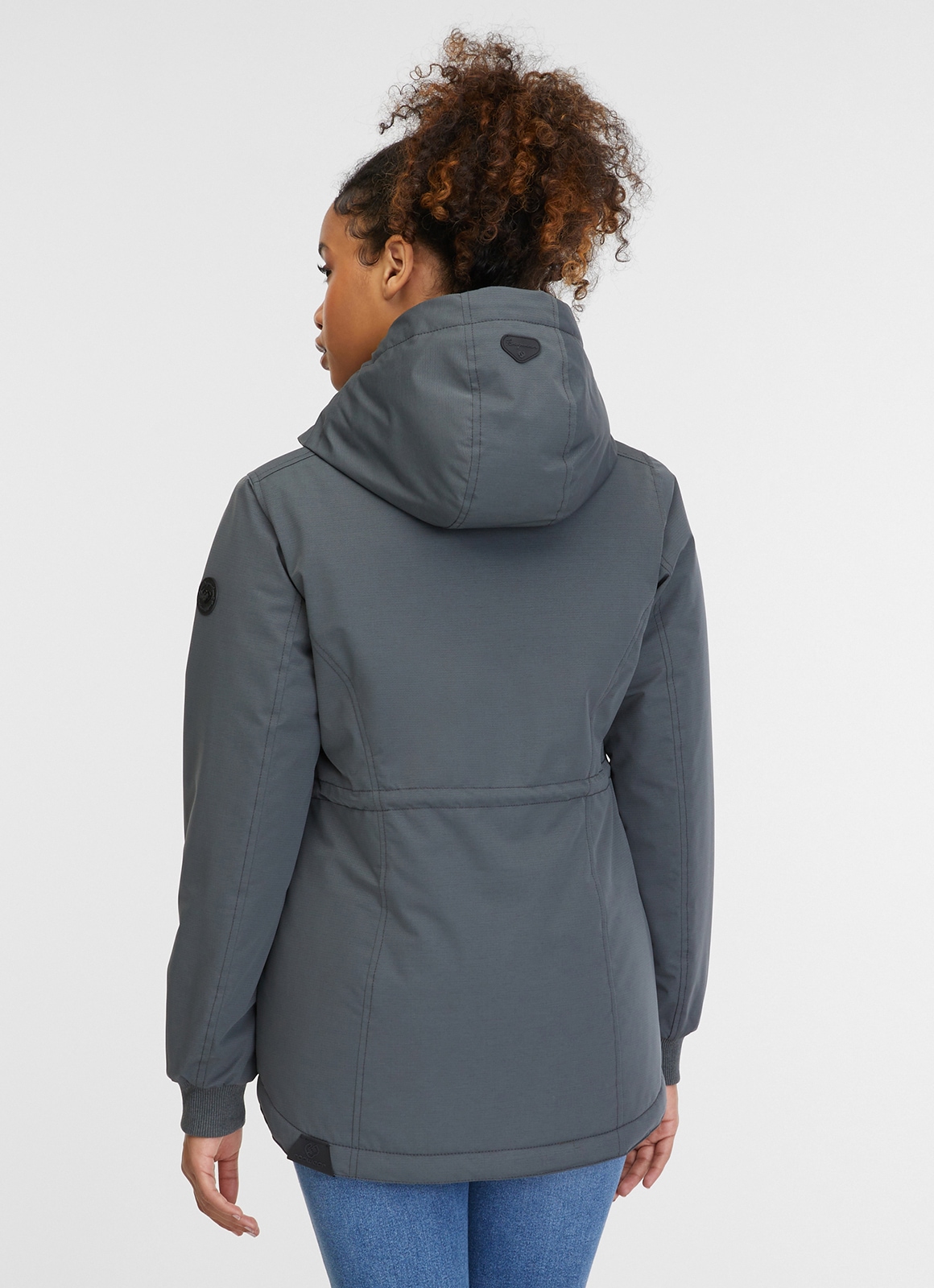 Ragwear Outdoorjacke »DOWEY WARM«, mit Kapuze, leicht wärmende Übergangsjacke mit hochschließendem Kragen und Kapuze