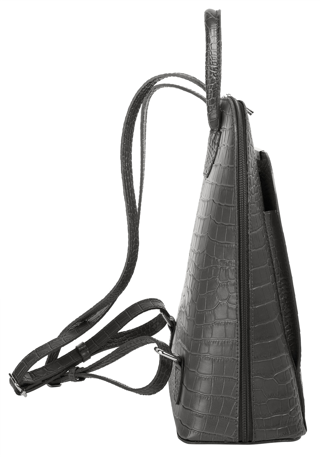 Cluty Cityrucksack, echt Leder, Made in Italy