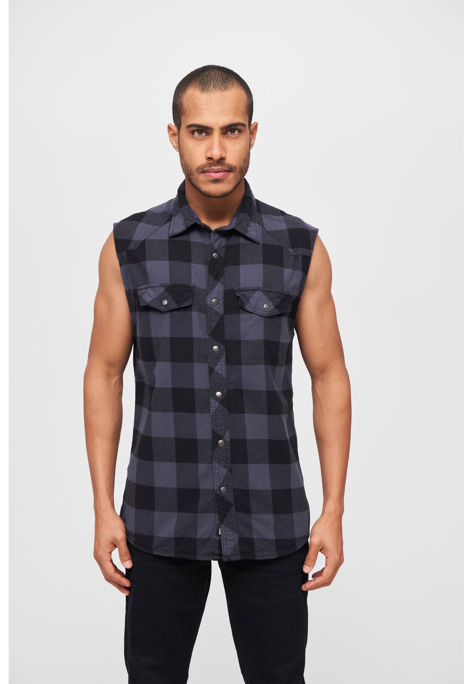 Brandit Jerseyweste »Brandit Herren Checkshirt Sleeveless« 1 Stk.