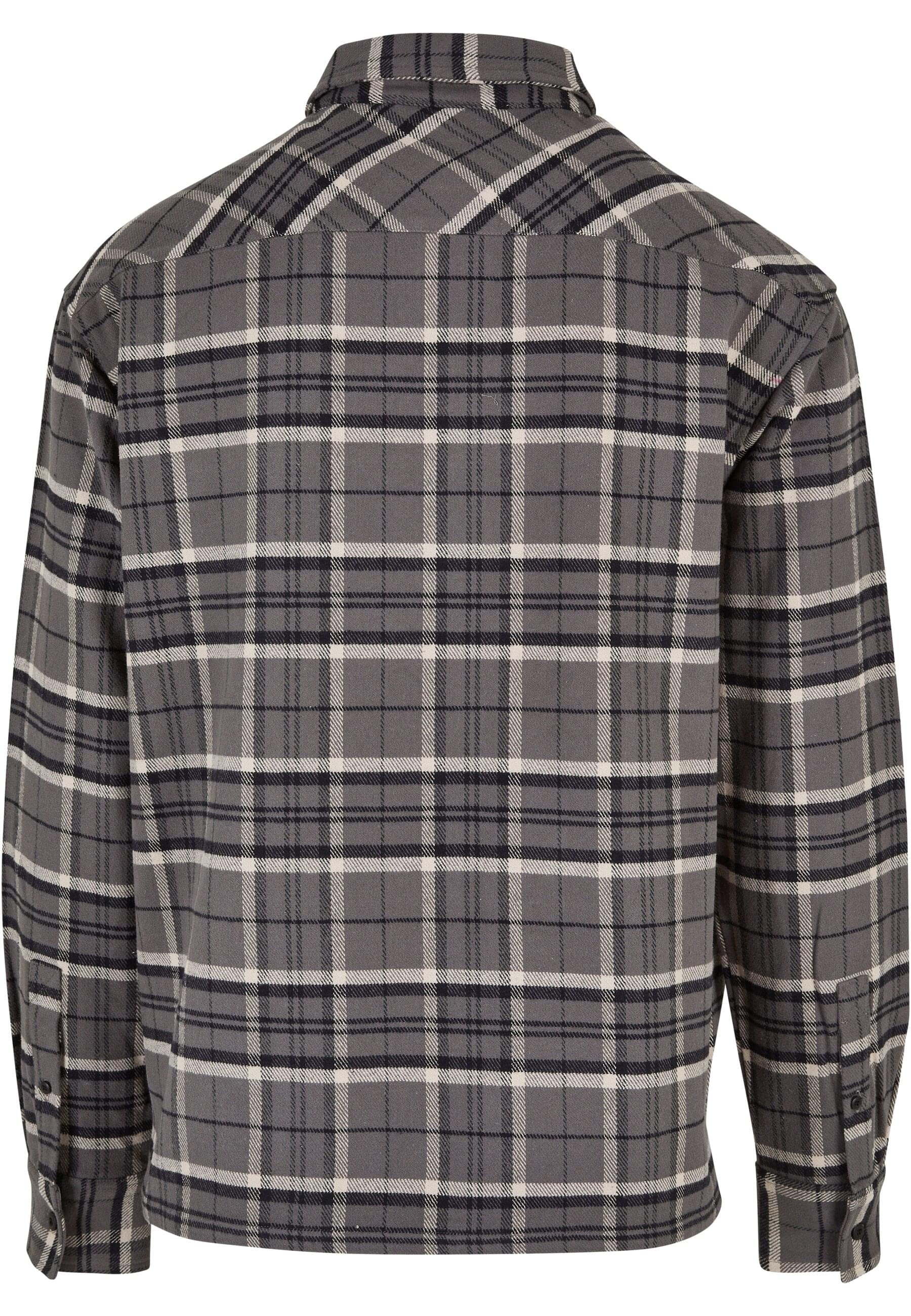 URBAN CLASSICS Langarmhemd »Urban Classics Herren Boxy Kane Check Shirt« 1 Stk. tlg.