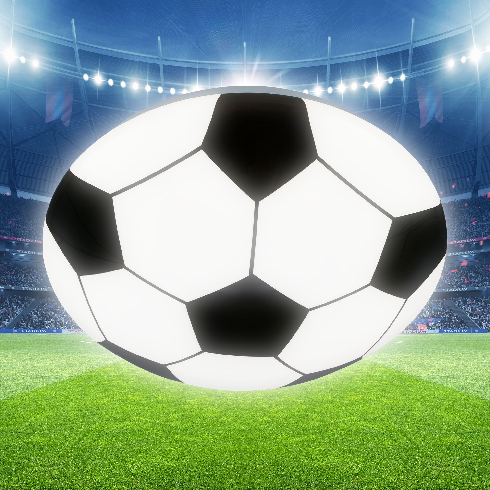 Briloner Leuchten Deckenleuchte »SOCCER«, 12 Watt LED fest verbaut