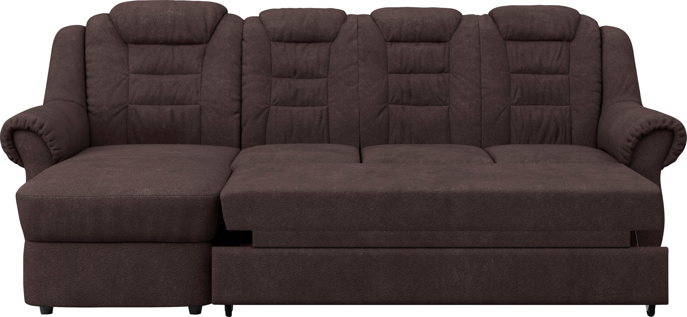 Home affaire Ecksofa »Boston L-Form«, mit hoher Rückenlehne, wahlweise mit Bettfunktion