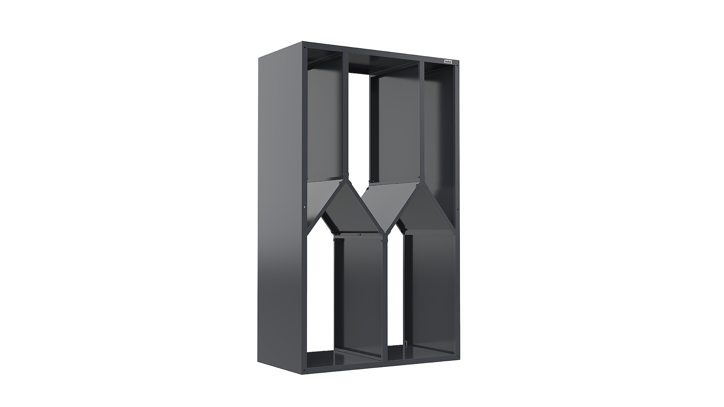 weka Kaminholzregal »Brennholzregal« Metall pulverbeschichtet