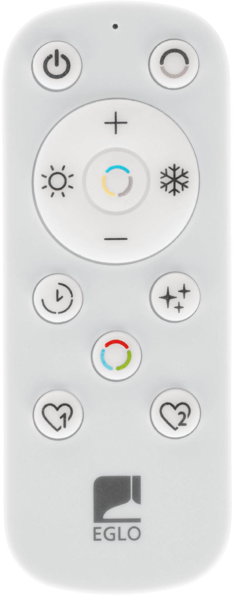 EGLO Deckenleuchte »Loretello Deckenlampe, Wohnzimmerlampe, Metall und Kunststoff, Lampe« LED-Modul 1 Stk. Kaltweiß | Neutralweiß | Warmweiß Wand-/Deckenleuchte - L35 x B35 x H7,5 cm - schwarz - 12W inkl.