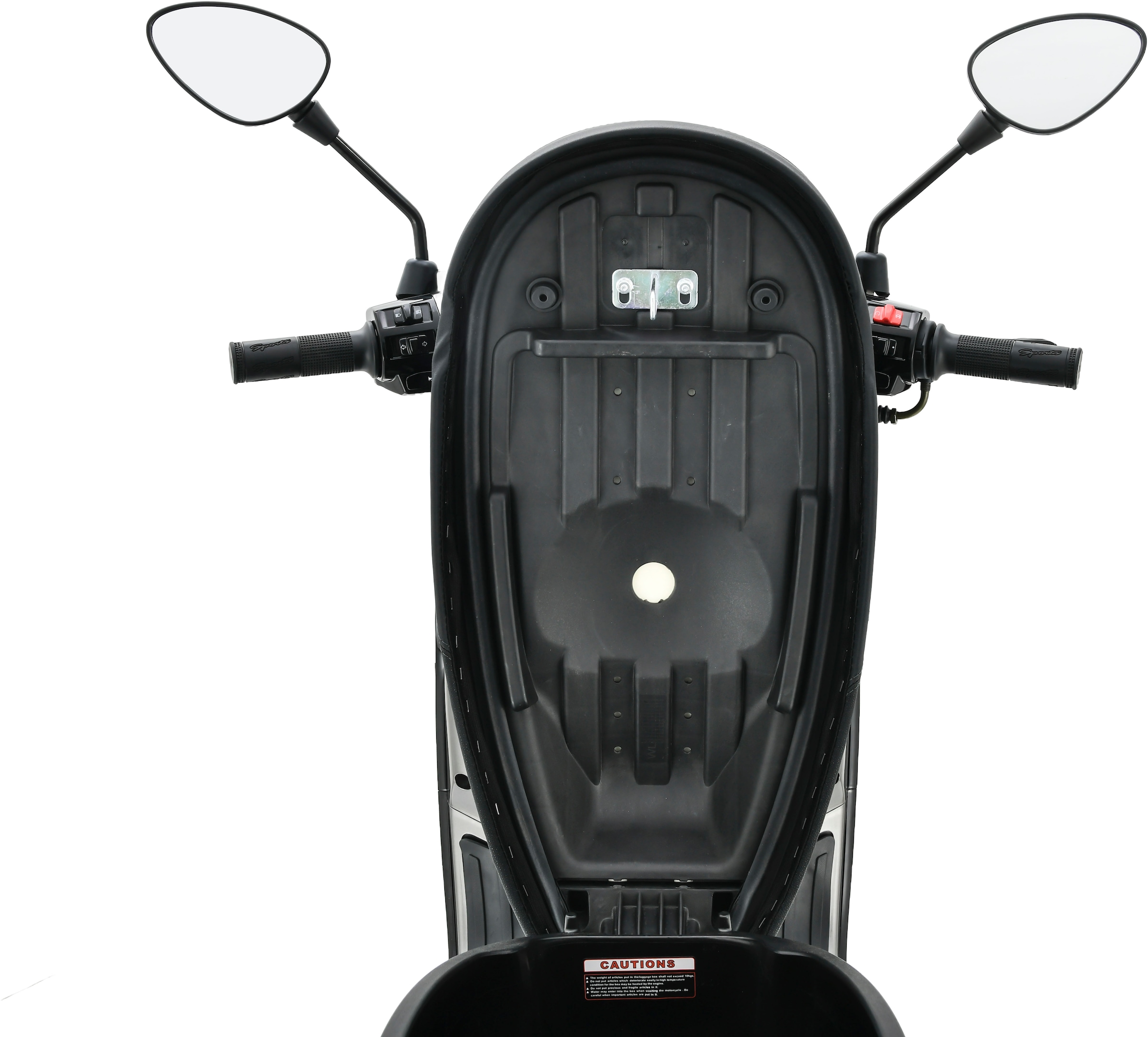 Alpha Motors Motorroller »Napoli 50 ccm 45 km/h EURO 5 (mit/ohne Topcase)«, 50 cm³, 45 km/h, Euro 5, 3,26 PS