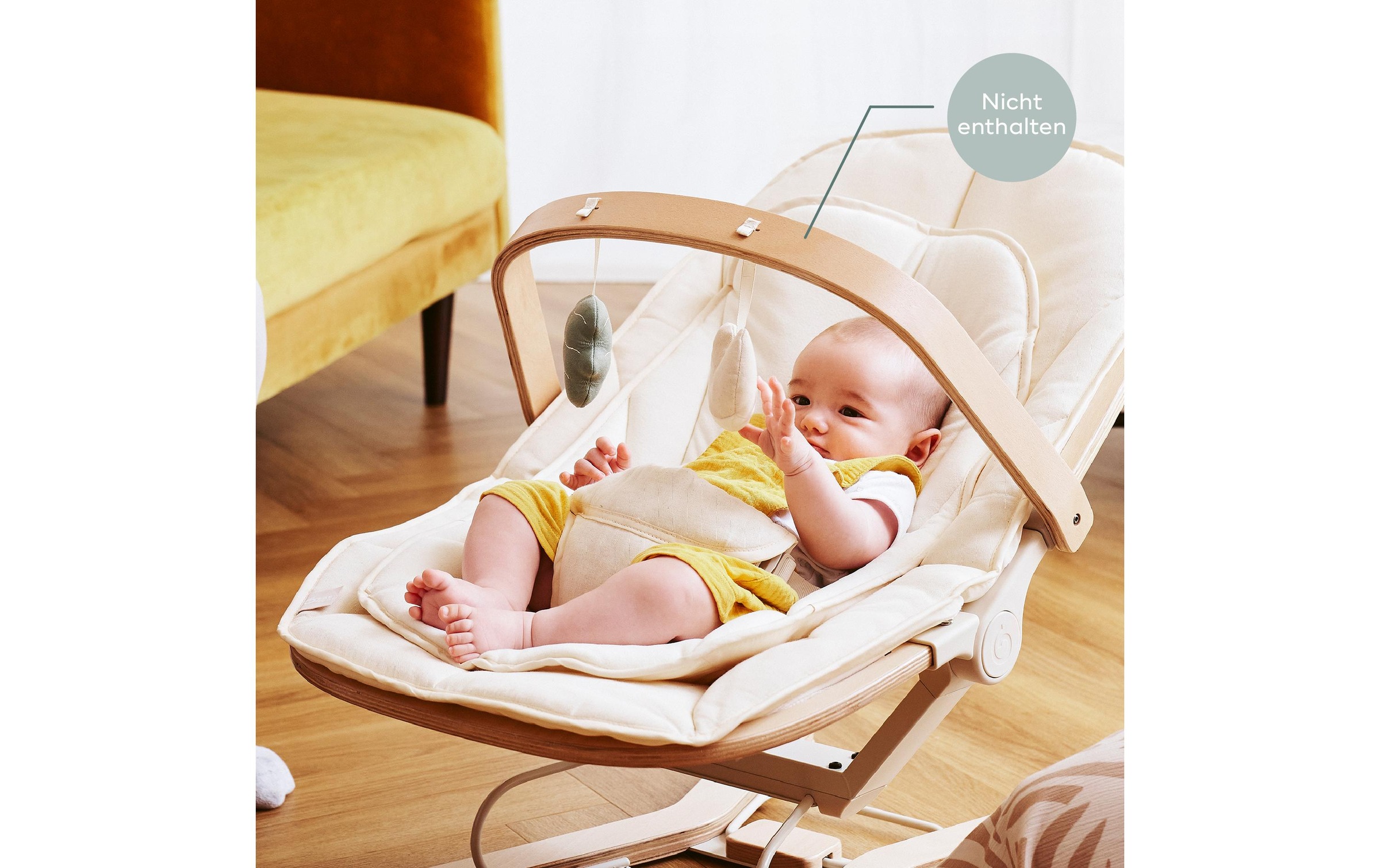 BABYMOOV Babywippe »Swoon Flow« Mitwachsende Babywippe bis 18 kg