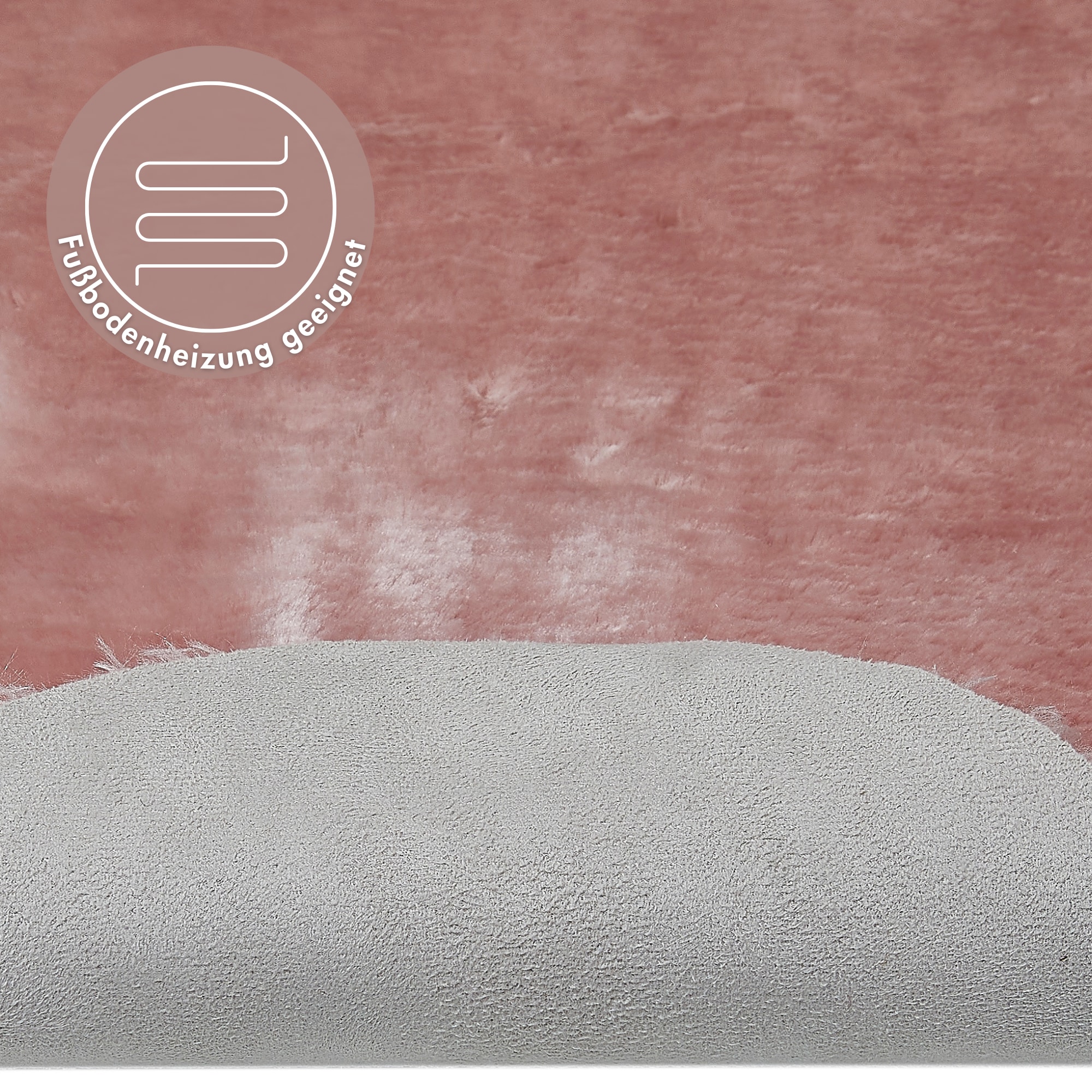 Andiamo Fellteppich »Lamm Fellimitat«, fellförmig, 20 mm Höhe, Kunstfell, besonders weich durch Microfaser, Kudenliebling