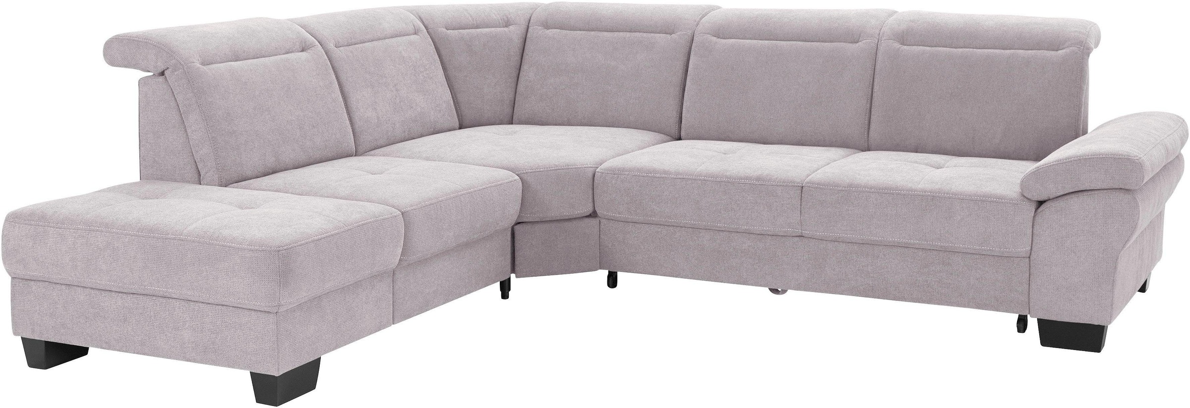 Home affaire Ecksofa »Cornwall L-Form« incl. Sitztiefenverstellung, mit Bet günstig online kaufen