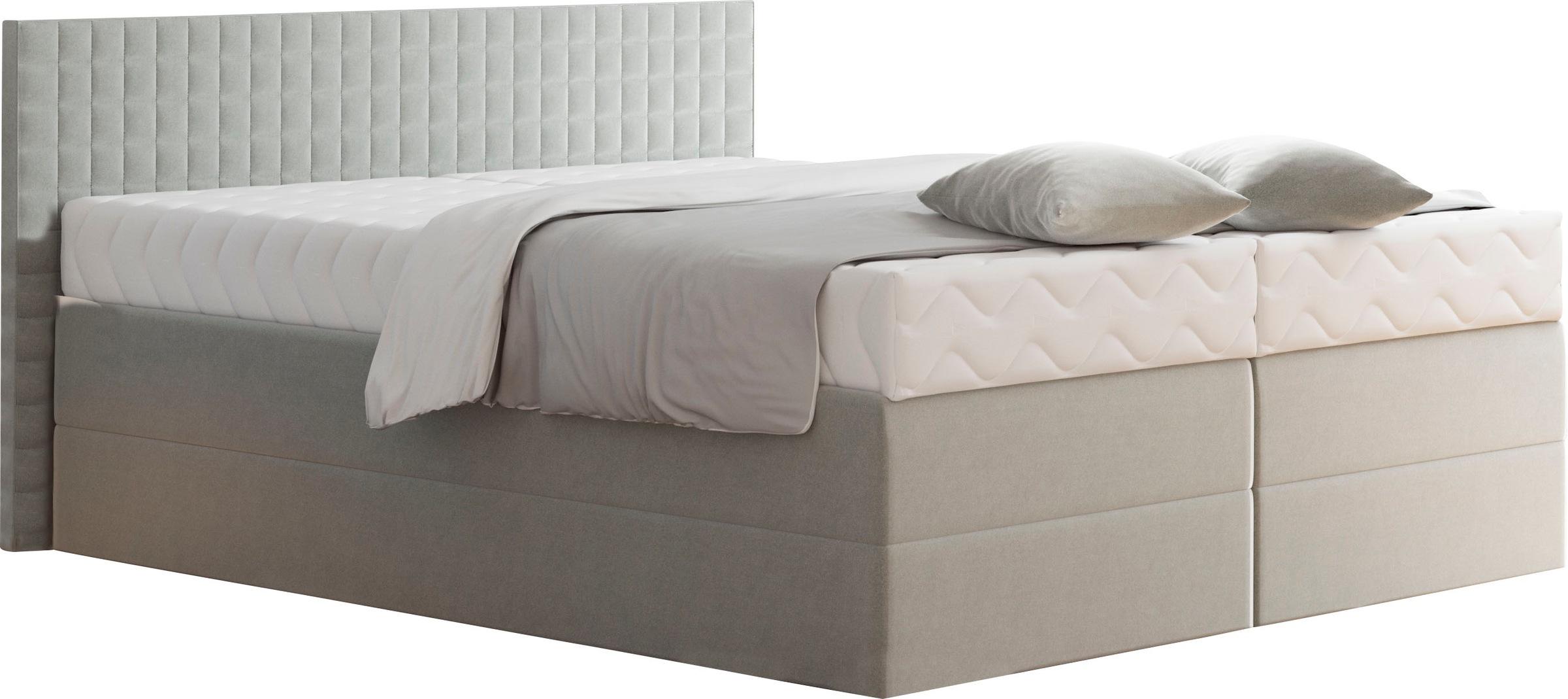 Westfalia Schlafkomfort Boxspringbett mit Zierkissen, wahlweise mit Topper günstig online kaufen