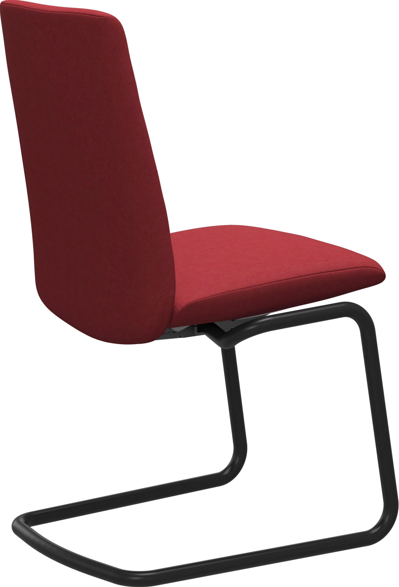 Stressless® Polsterstuhl »Laurel«, Microfaser DINAMICA, Low Back, Größe M, mit Beinen aus Stahl in Schwarz matt