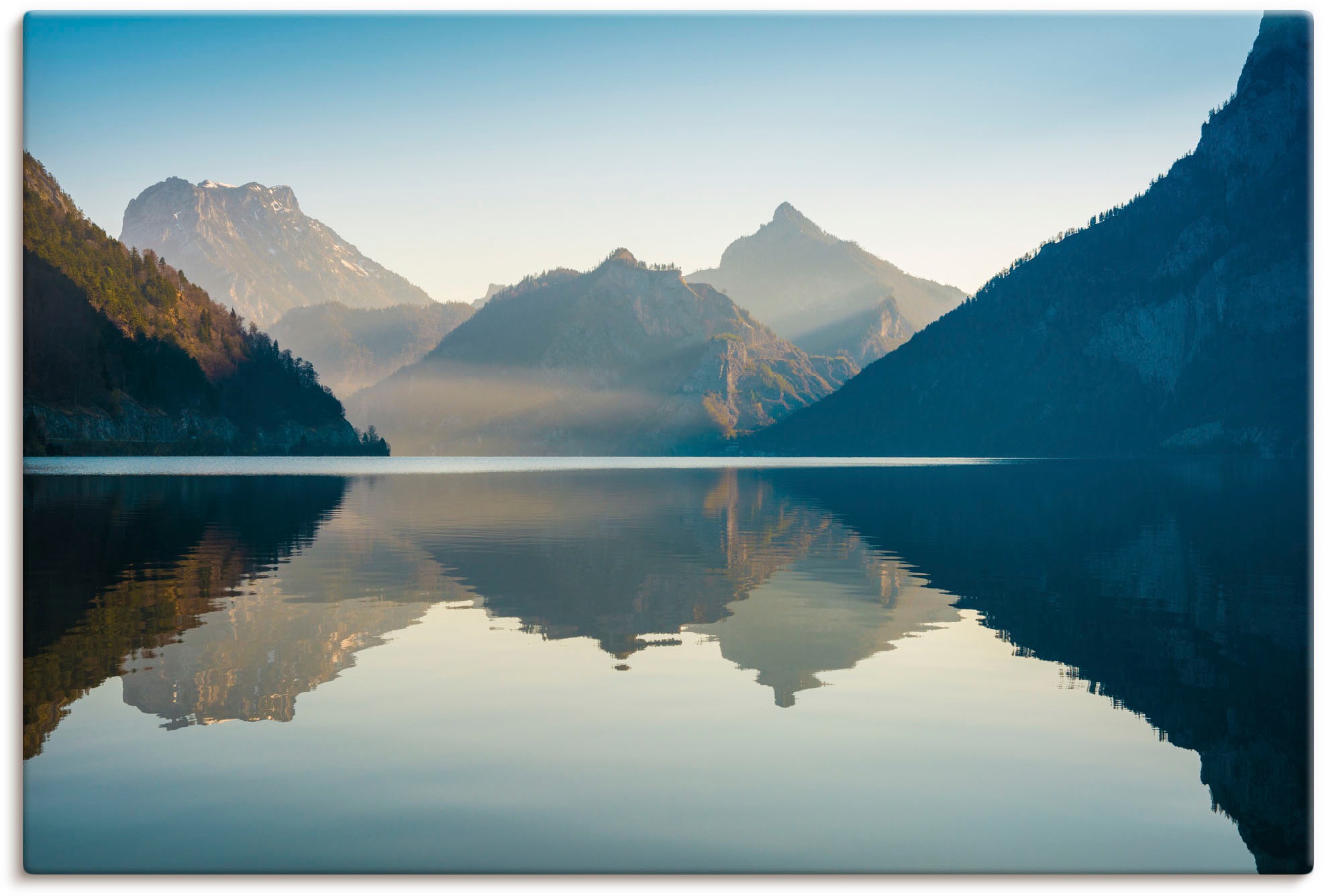 Artland Wandbild »Morgen am Traunsee«, Gewässer, (1 St.), als Alubild, Outd günstig online kaufen