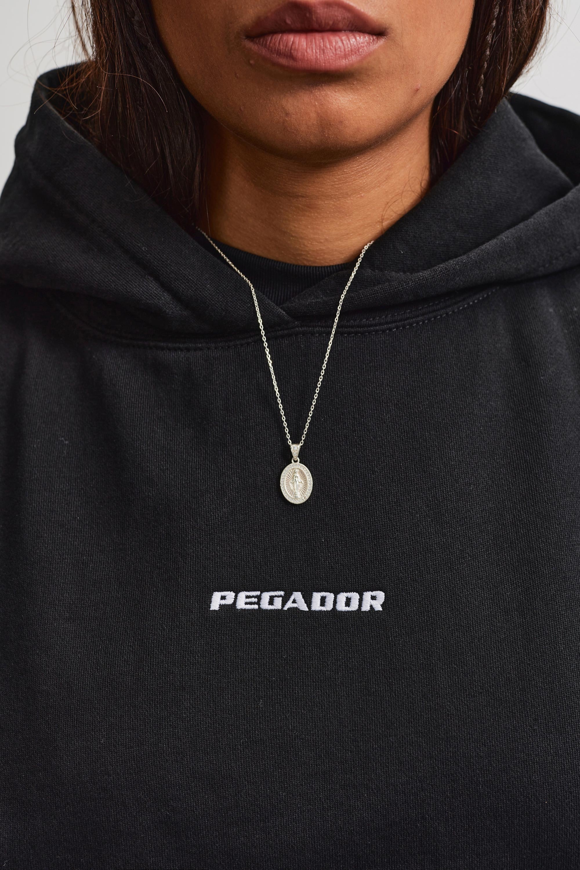 PEGADOR Kapuzensweatshirt »CLARITA LOGO OVERSIZED HOODIE«, Baumwollmischung, oversize
