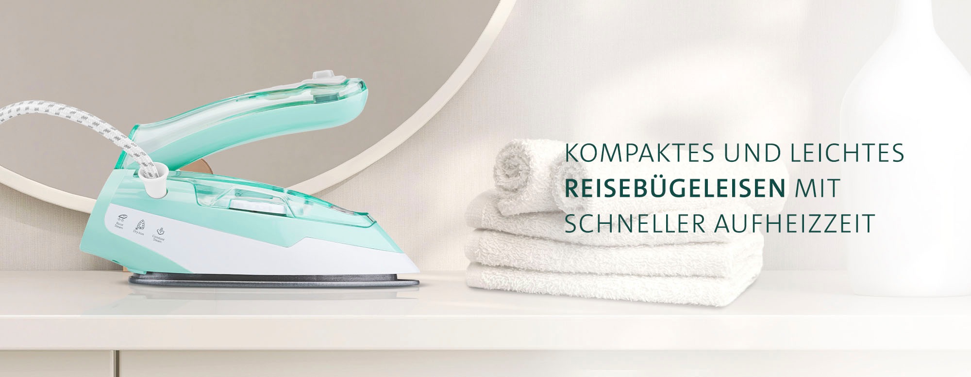 eta Reise-Dampfbügeleisen »Sophia ETA127190000« 1100 W günstig online kaufen