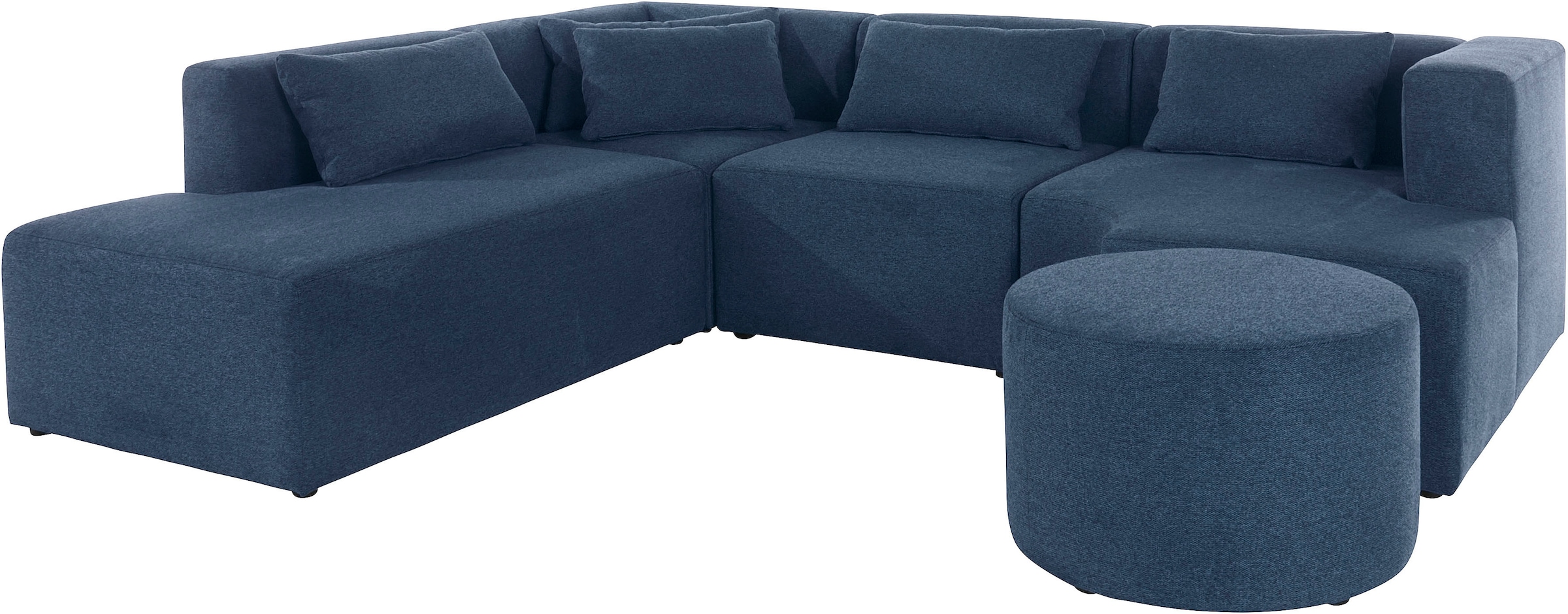 Leonique Ecksofa »Alexane L-Form«, zusammengesetzt aus Modulen, in vielen Bezugsqualitäten und Farben.