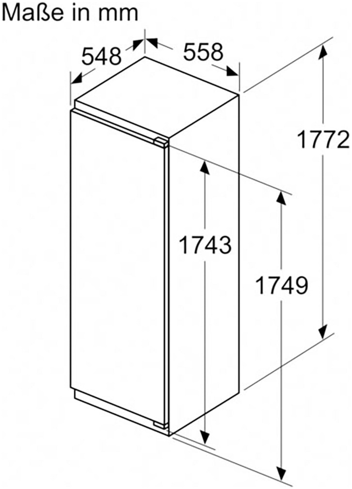 BOSCH Einbaukühlschrank Serie 6 »KIL82ADD0«