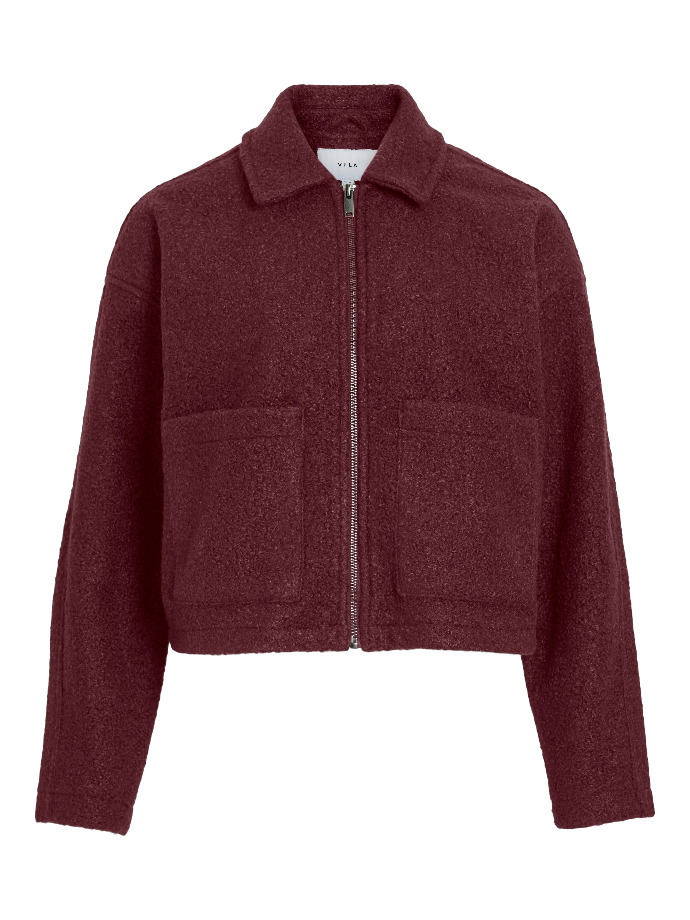 Vila Kurzjacke »VIJADAS ZIPPER JACKET - NOOS« Kunstfaser