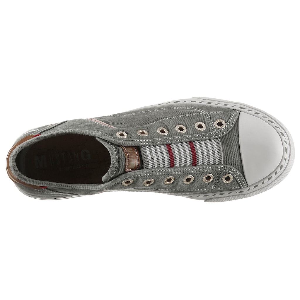 Mustang Shoes Slip-On Sneaker »Schlupfschuh, Freizeitschuh,«