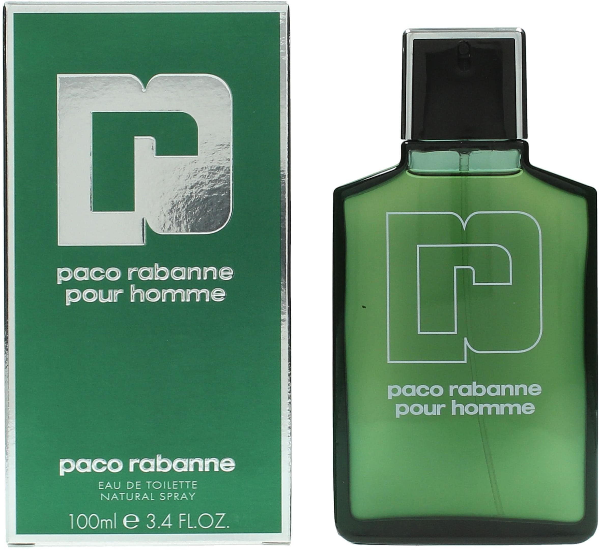 paco rabanne Eau de Toilette »Pour Homme«, Würziger Duft mit Lavendel, Thymian, Nelke, Geranie und Tabak.
