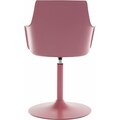 INOSIGN Esszimmerstuhl »Ontario«, (Set), 2 St., Webstoff, Kunststoffschale mit Sitzkissen in Kunstleder bezogen, Metallgestell
