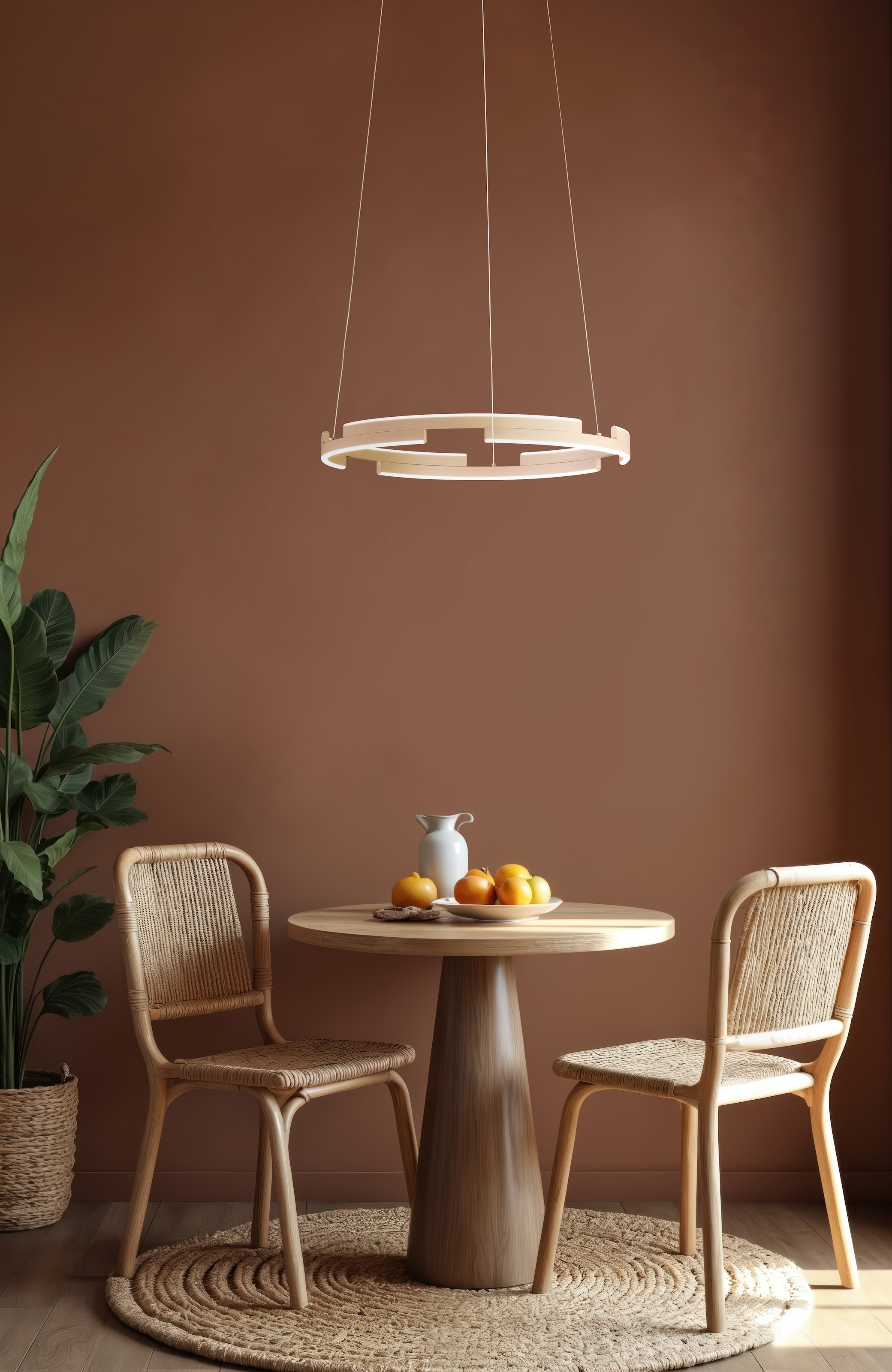 FISCHER & HONSEL Pendelleuchte »Circly« LED-Board 1 Stk. Farbtemperatur stufenlos einstellbar, höhenverstellbar mit Kabellift