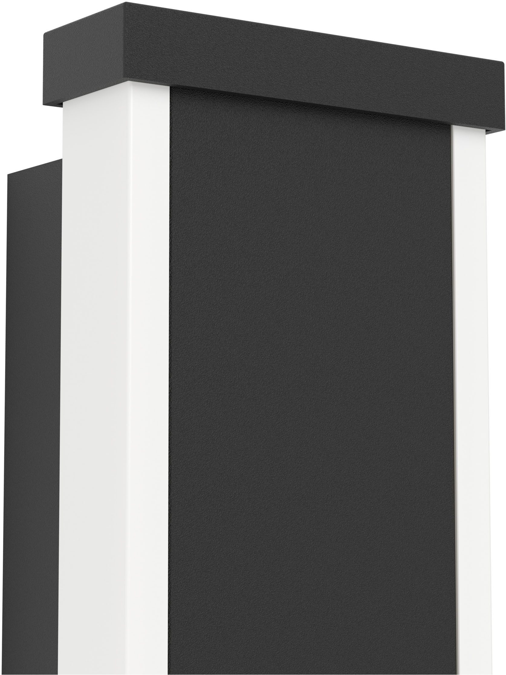 EGLO Wandleuchte »NEVIANO Wandlampe - Stahl, Kunststoff - LED - 2X7W - IP55« LED-Modul 1 Stk. Warmweiß Außenbeleuchtung, Außenwandleuchte, Terrasse, L58 x H6,5 x AL5 cm