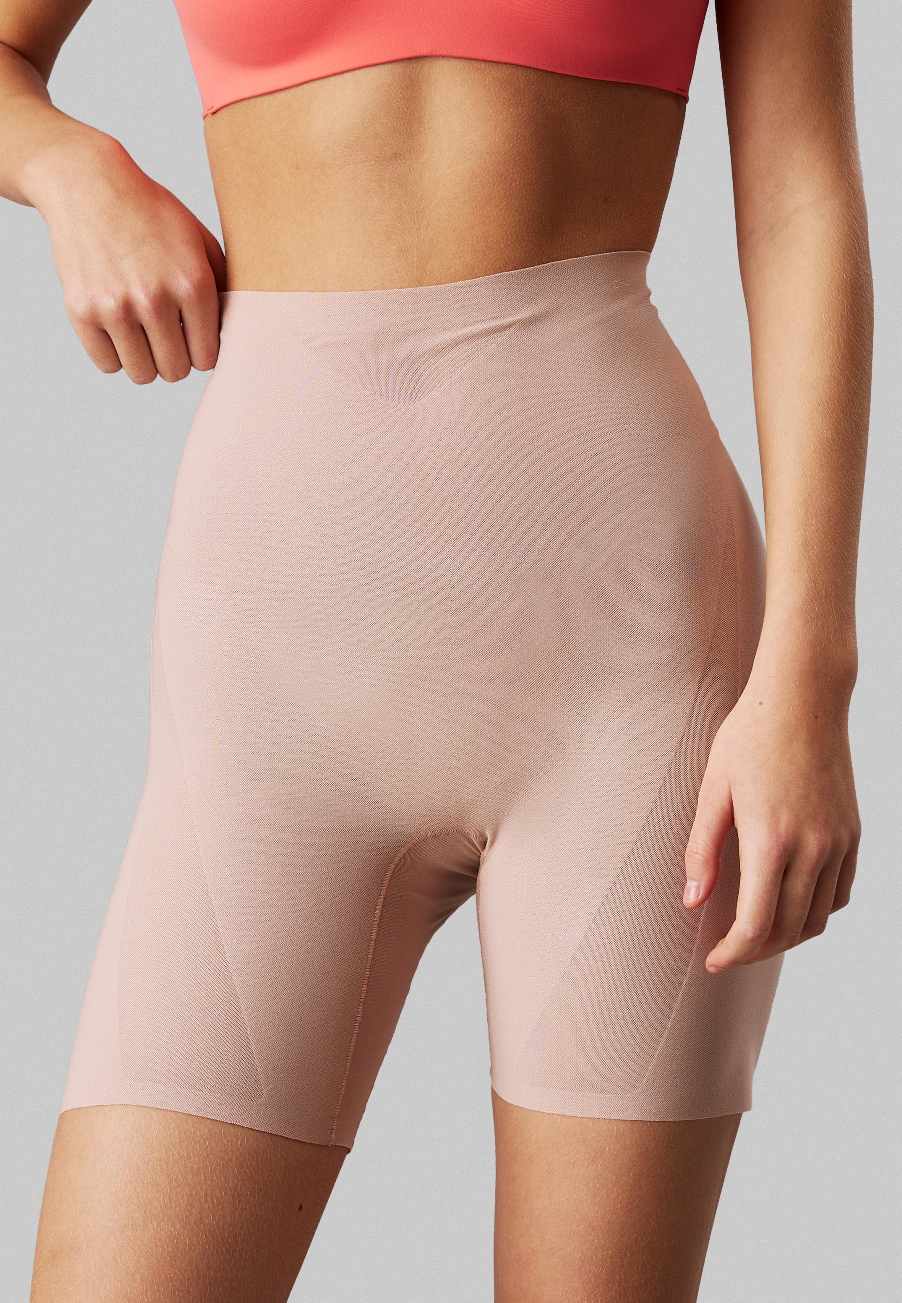 Calvin Klein Underwear Formpants »SCULPT FIRM THIGH SLIMMER SHORT«, mit Mesh-Einsätzen, shapewear